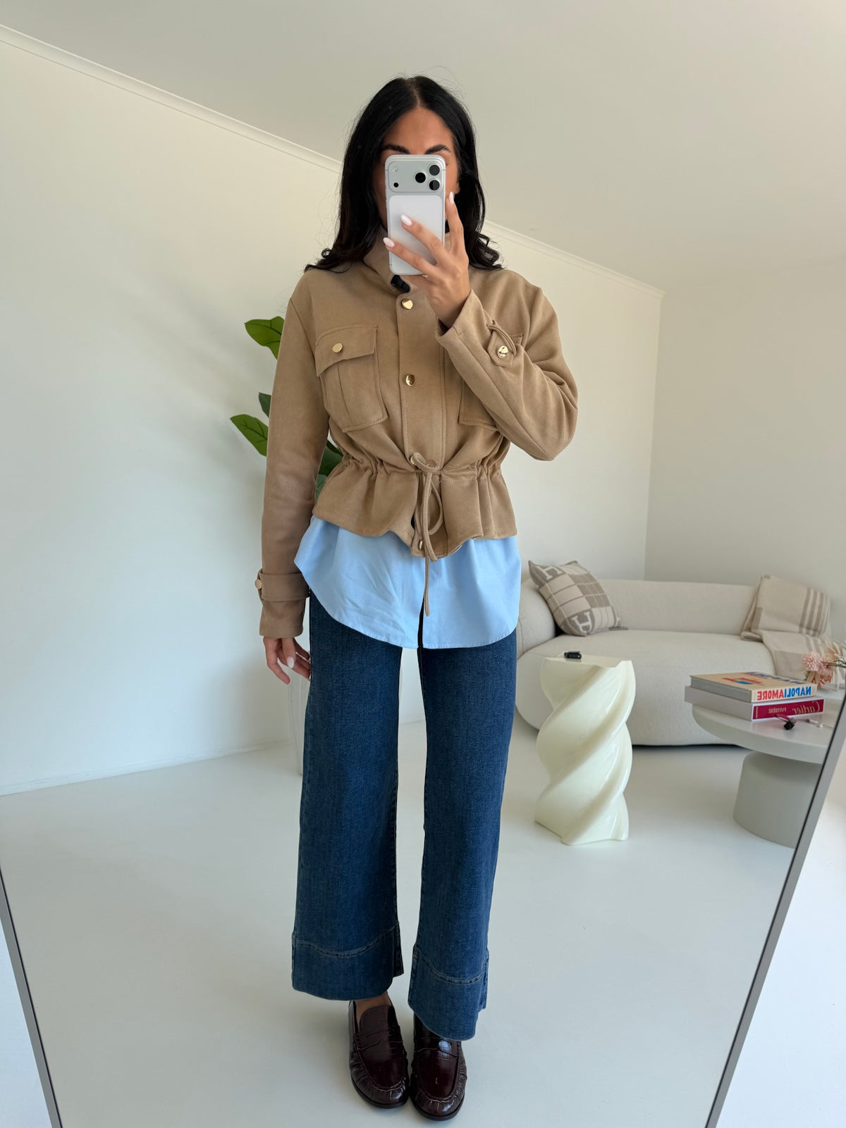 Y16039-D-JEANS PALAZZO CROP OCEAN