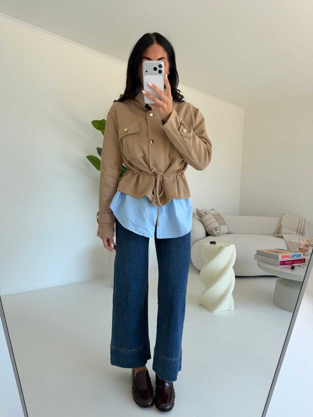 Y16039-D-JEANS PALAZZO CROP OCEAN