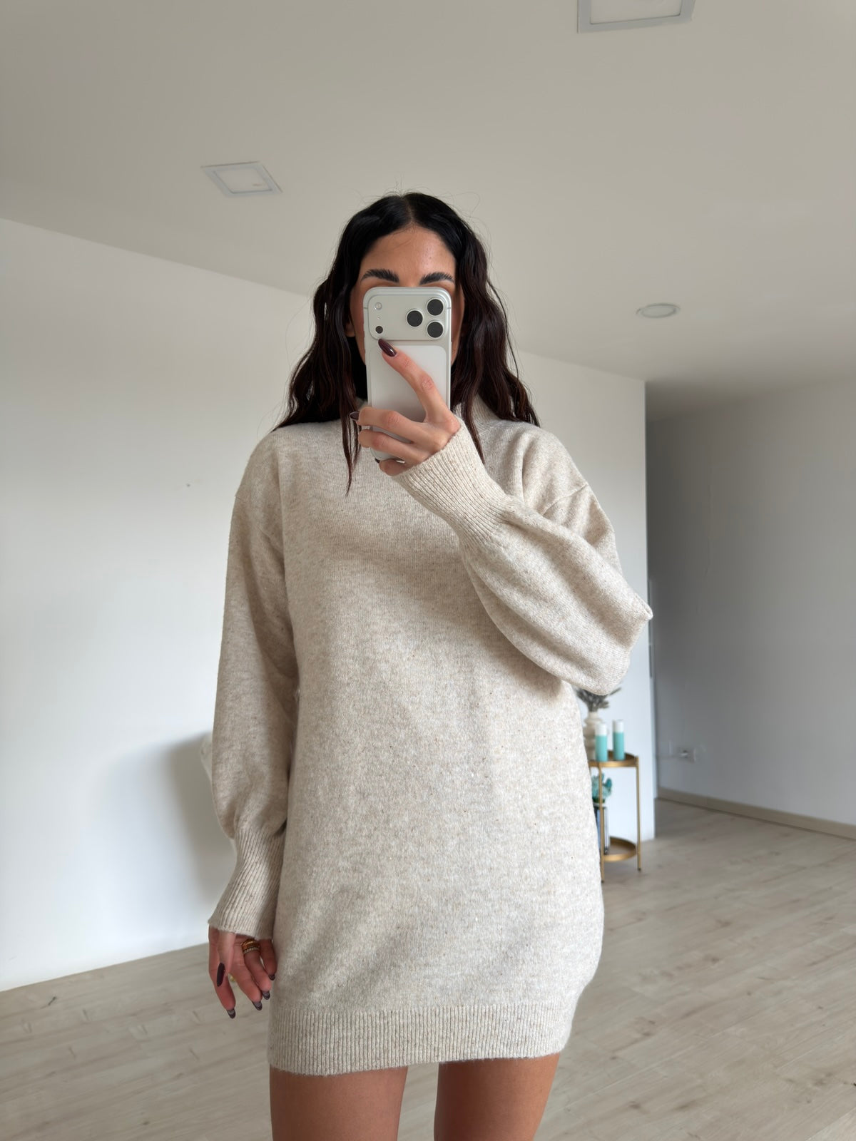 WR86357-MAXI PULL MICRO PAILLETTES BURRO