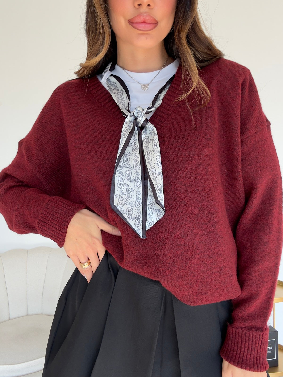 C-3521-PULL EMMA BORDEAUX