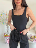 BODY SCOLLO QUADRATO NERO