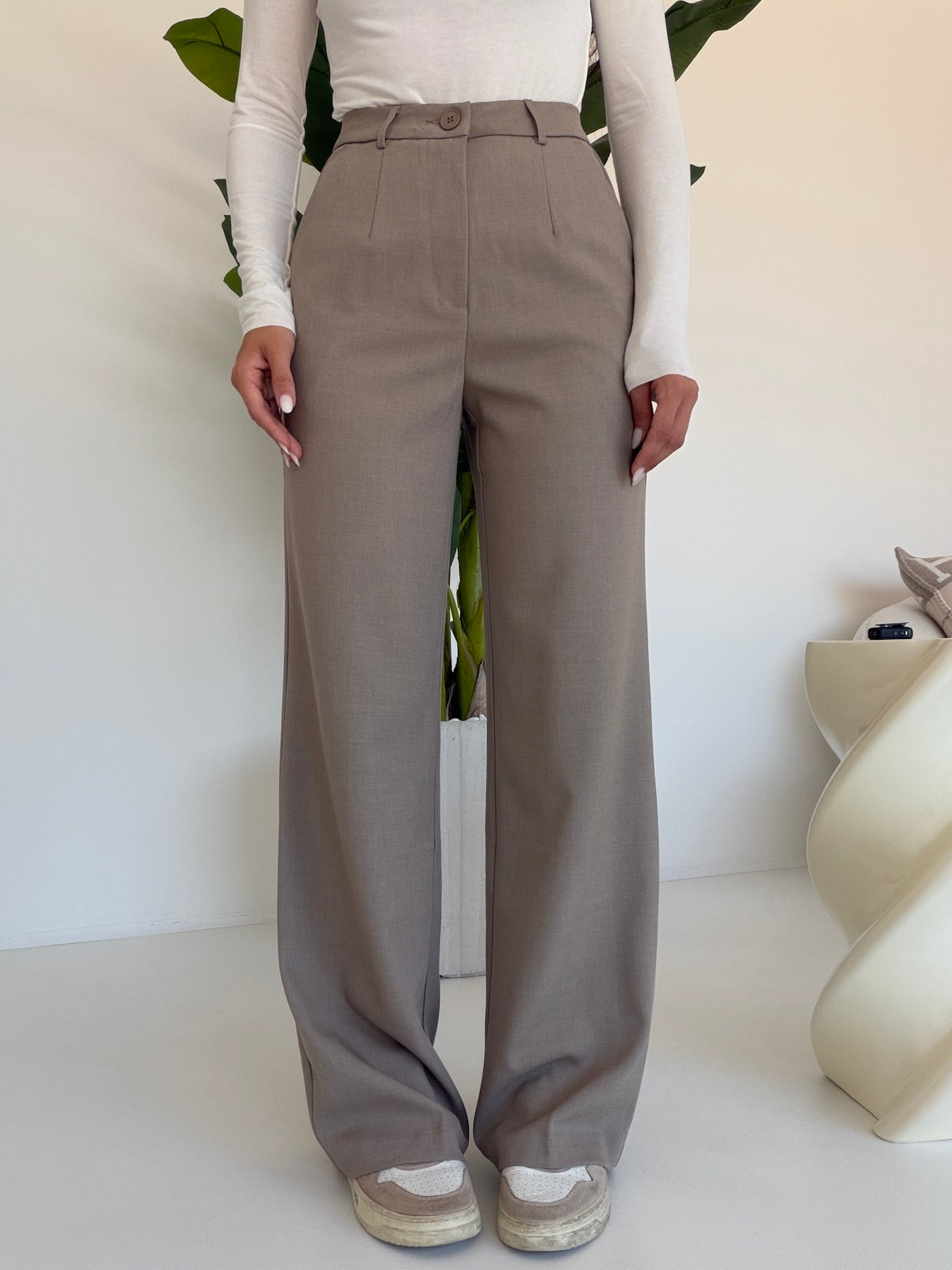 VS9002-5-PANTALONE PALAZZO BISTROT TAUPE