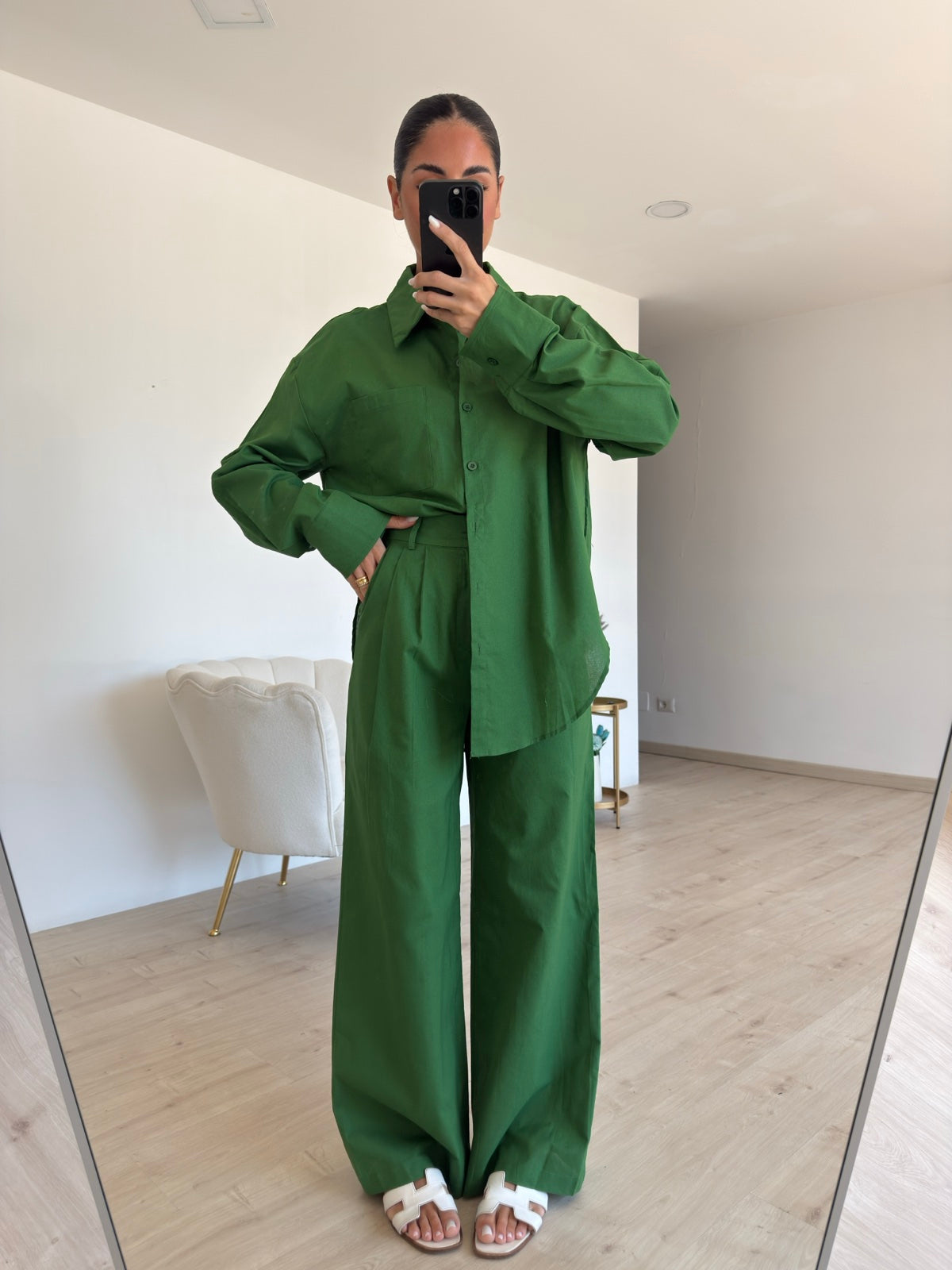 8889-COORDINATO LAZY VERDE