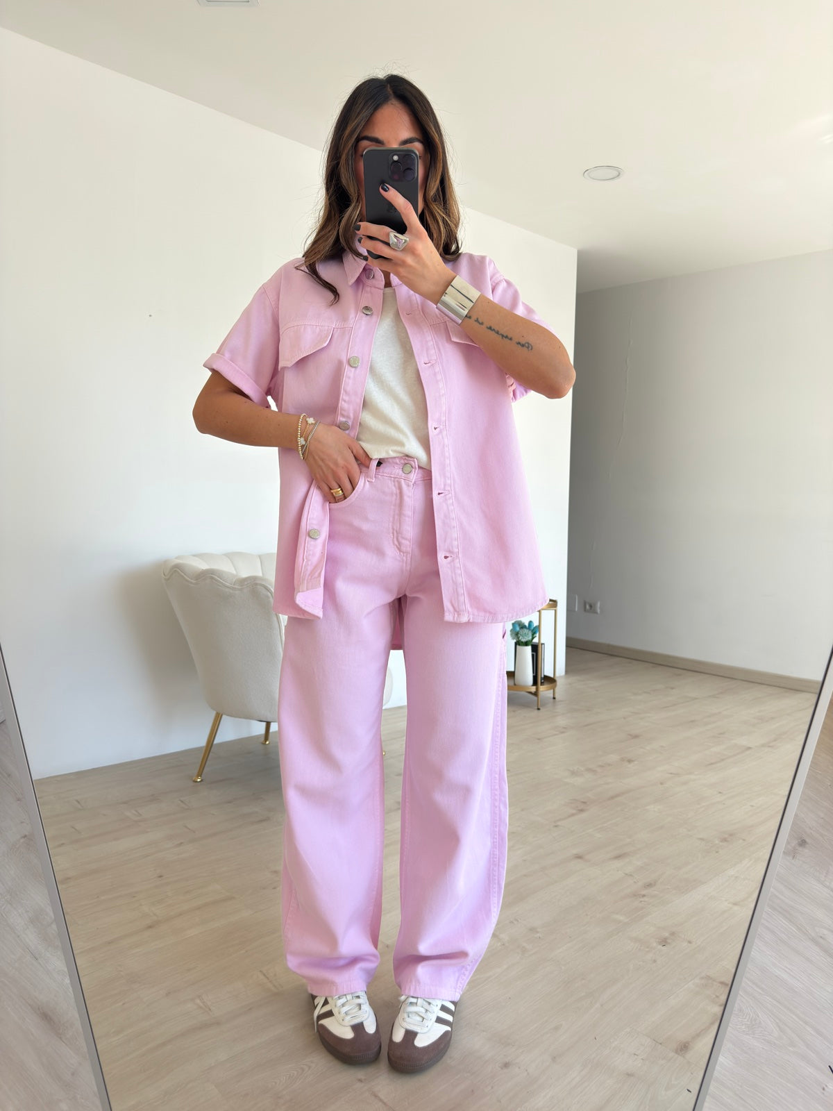 DZ201-CAMICIA IN DENIM LOLLIPOP