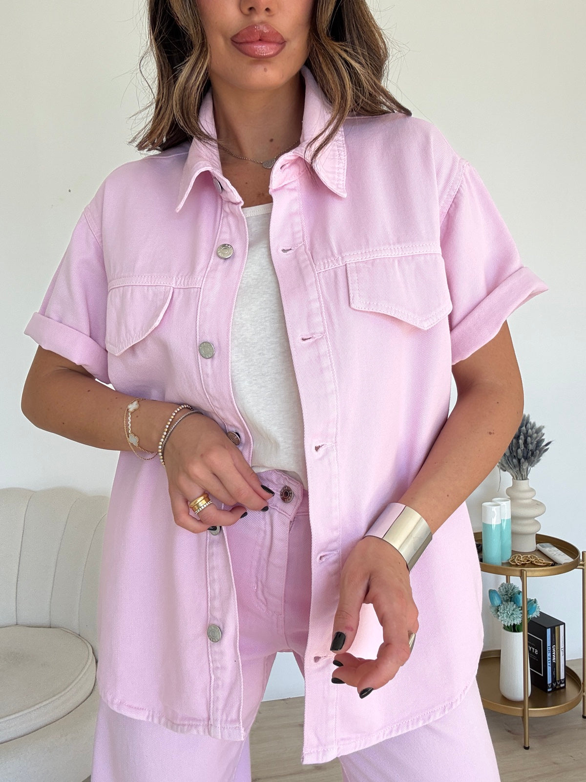 DZ201-CAMICIA IN DENIM LOLLIPOP