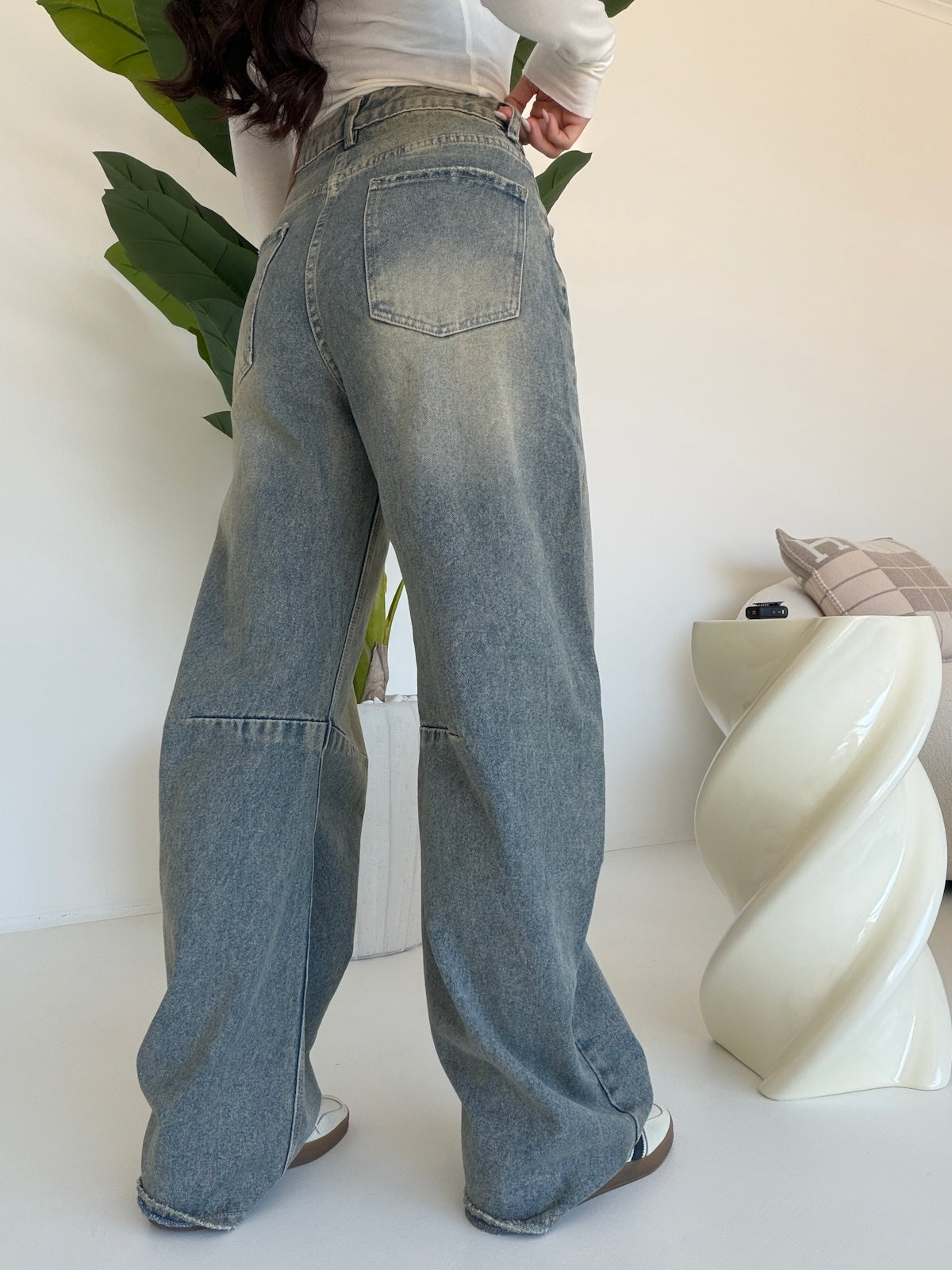 A5230-JEANS SLOUCHY RIPPED