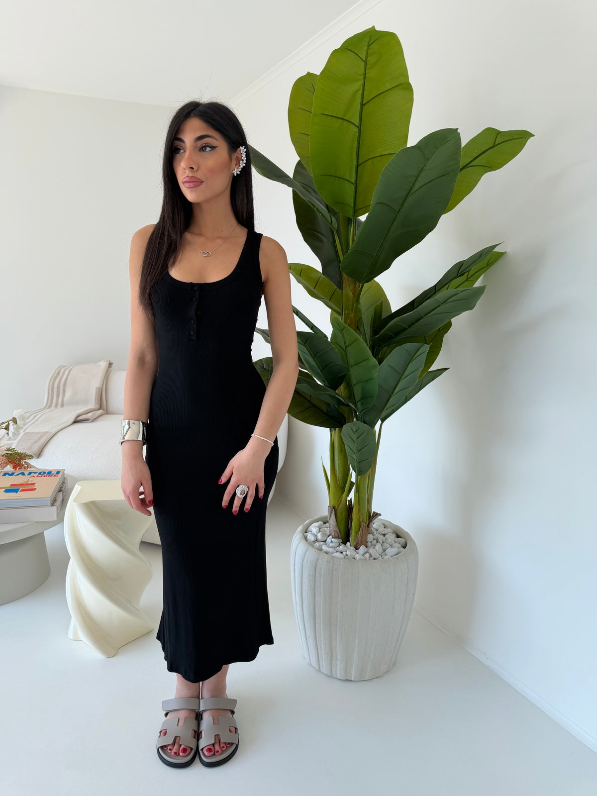 Y214-ABITO A COSTINE NERO