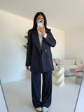 TAILLEUR BRUNETTE NAVY