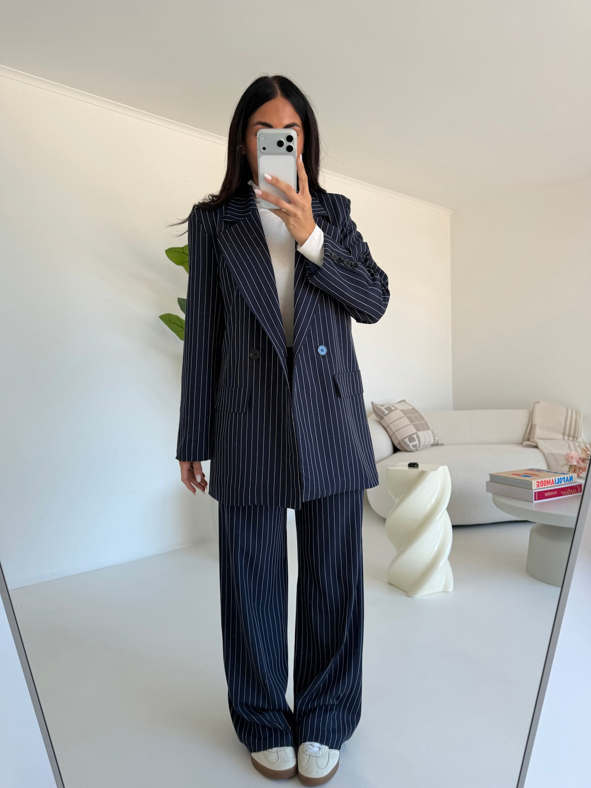 TAILLEUR BRUNETTE NAVY