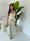 13579-COORDINATO FLORIS YELLOW