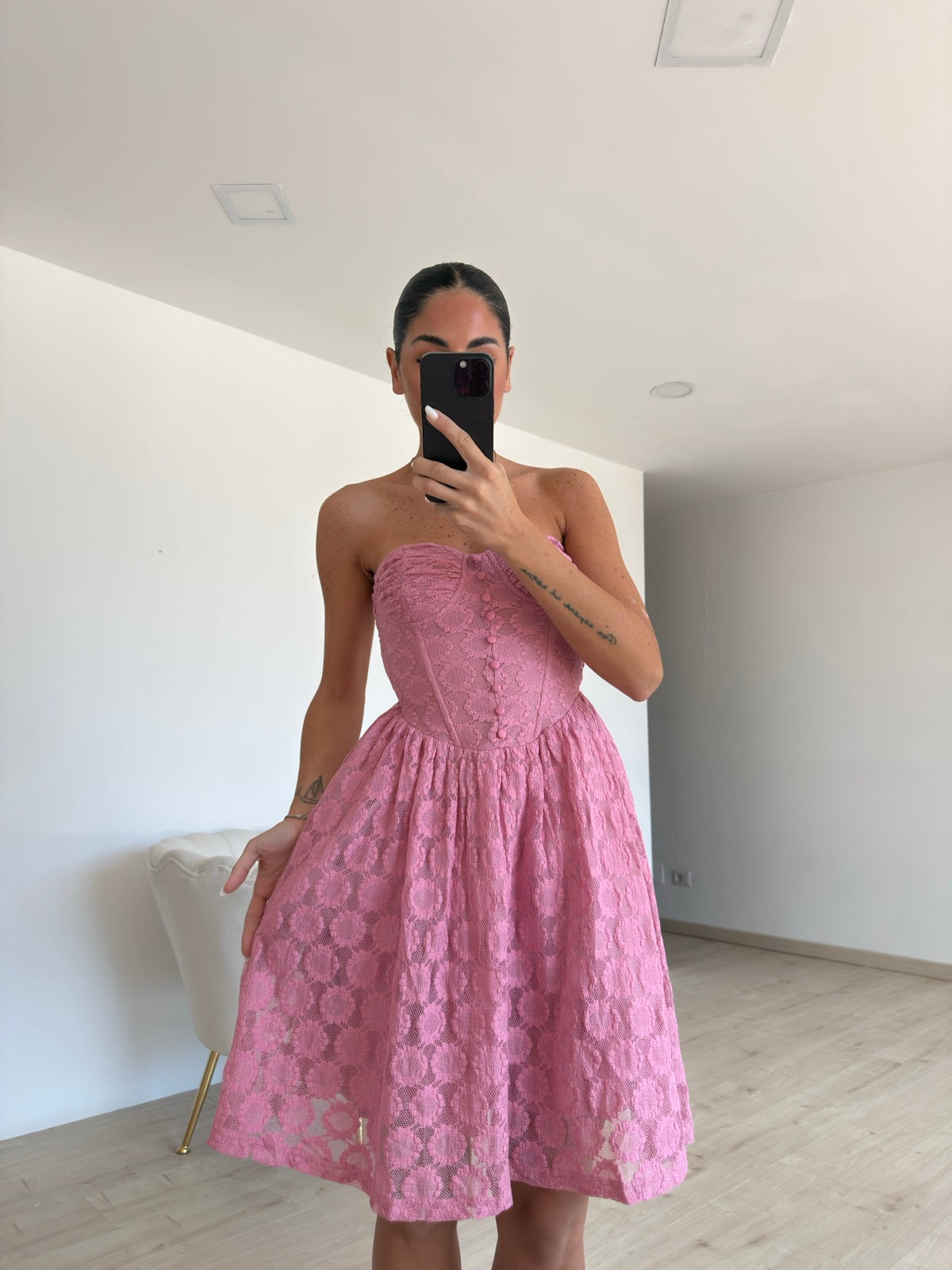 W687-MINI ABITO POLLY PINK