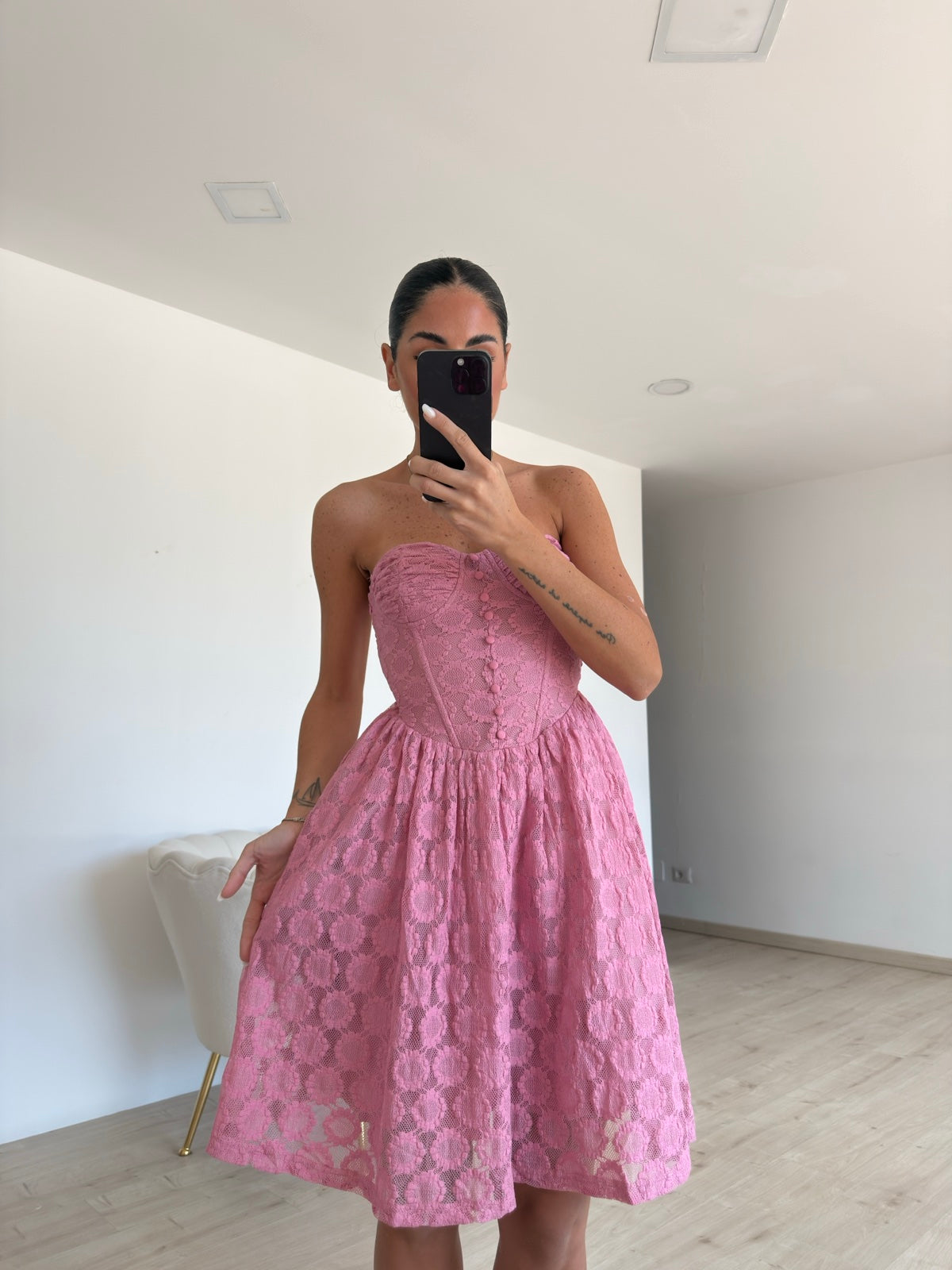 W687-MINI ABITO POLLY PINK
