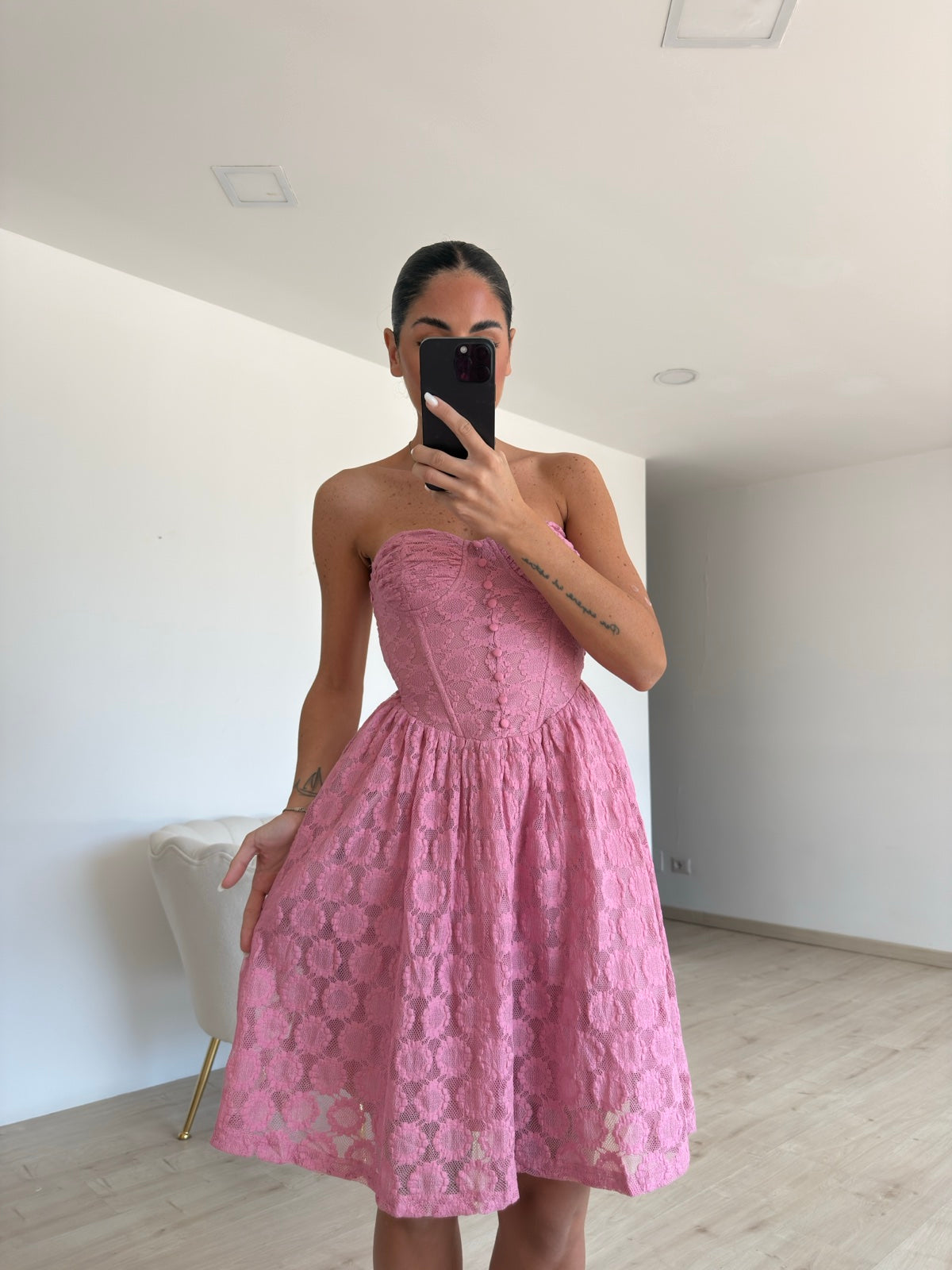 W687-MINI ABITO POLLY PINK