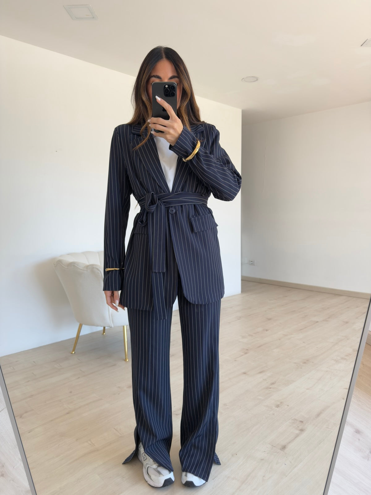 TAILLEUR LIGNES NAVY