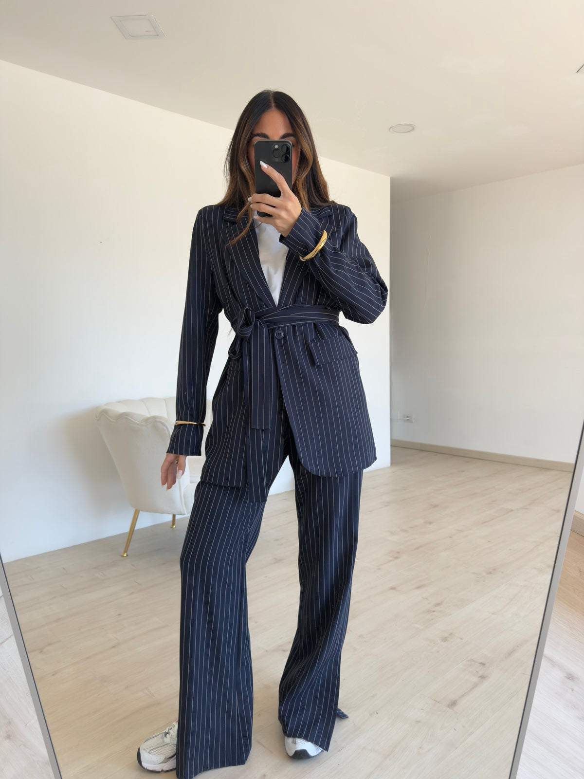 TAILLEUR LIGNES NAVY