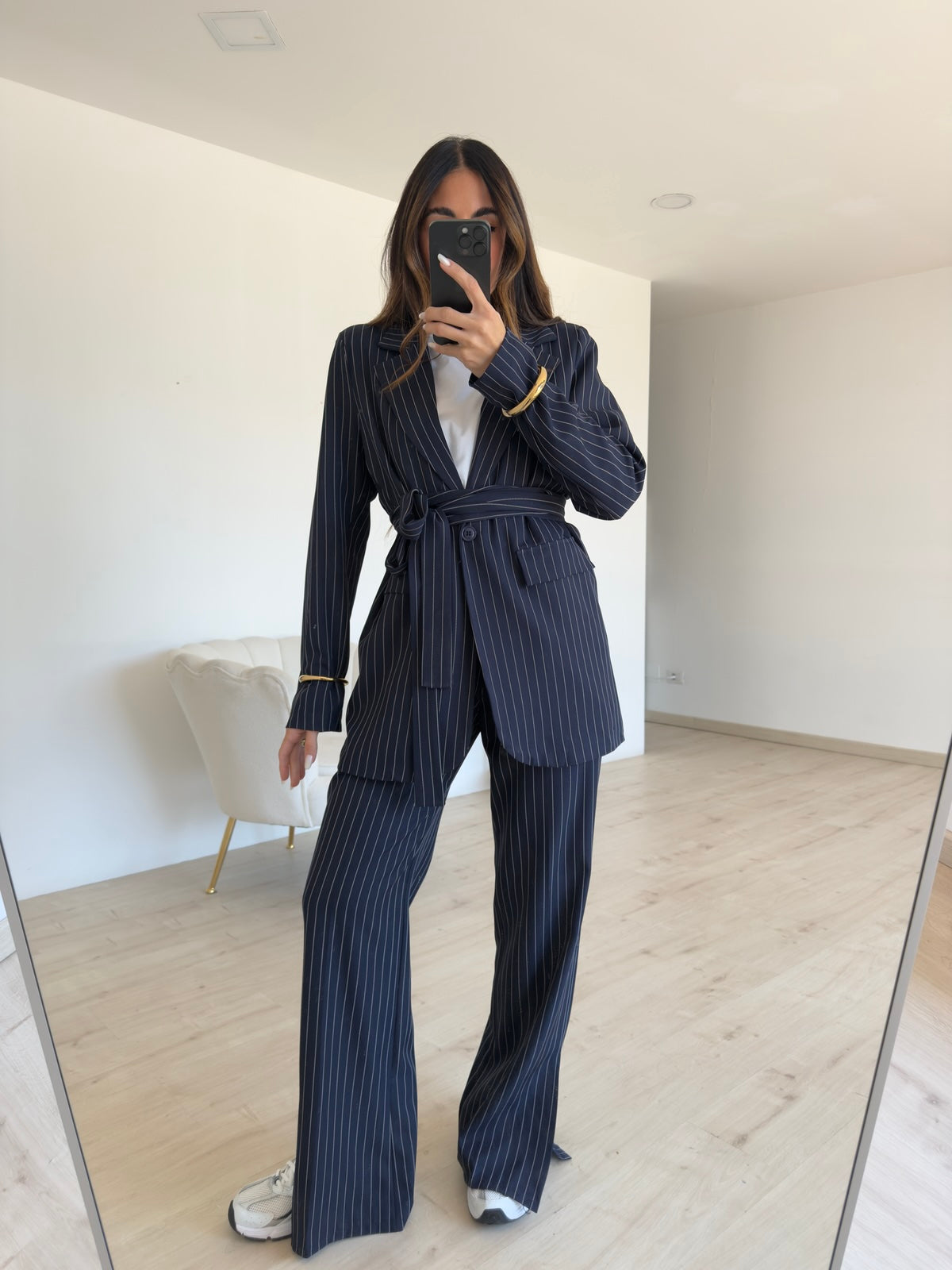 TAILLEUR LIGNES NAVY