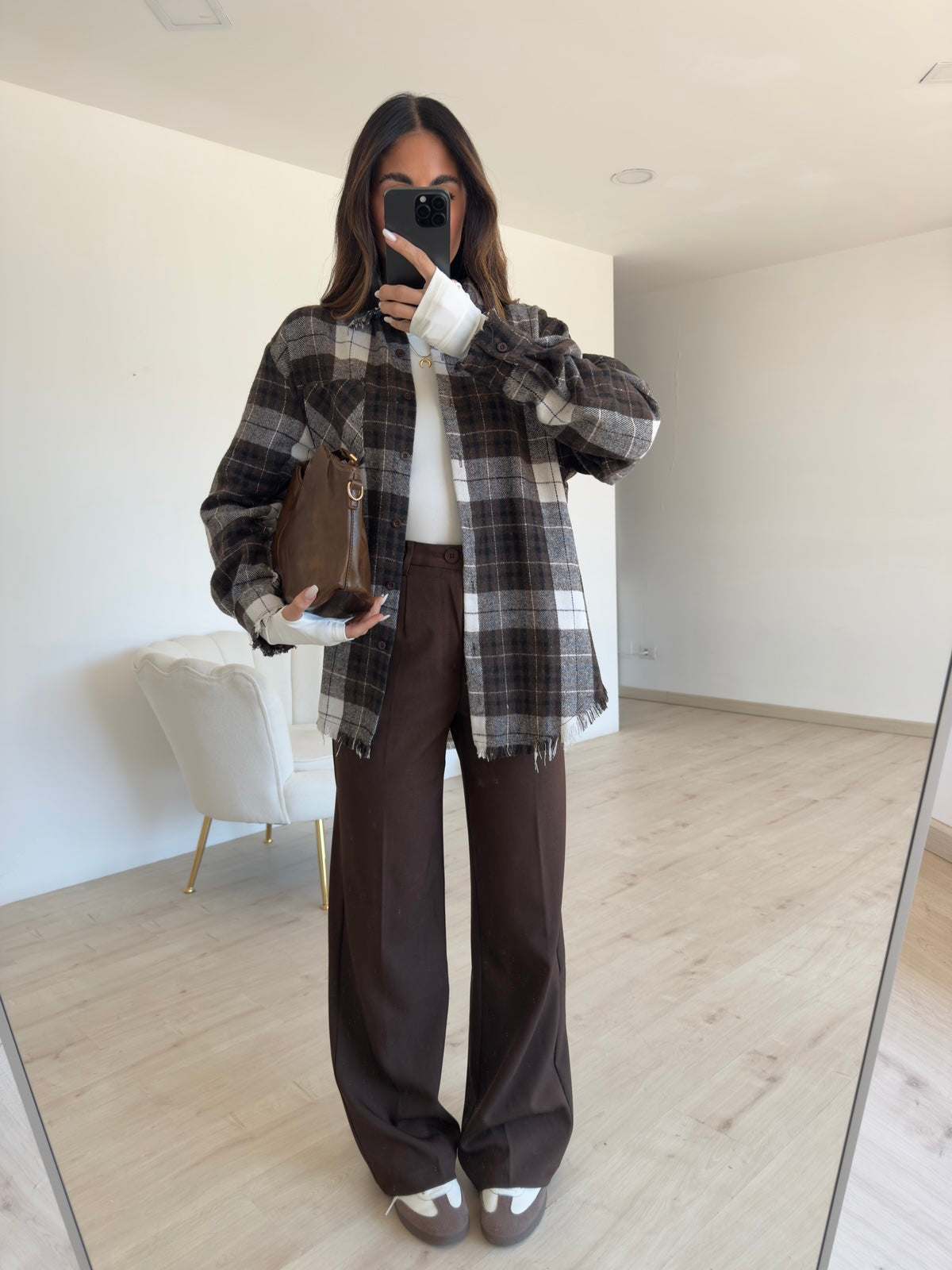 VS9002-26-135 PANTALONE PALAZZO BISTROT CHOCO