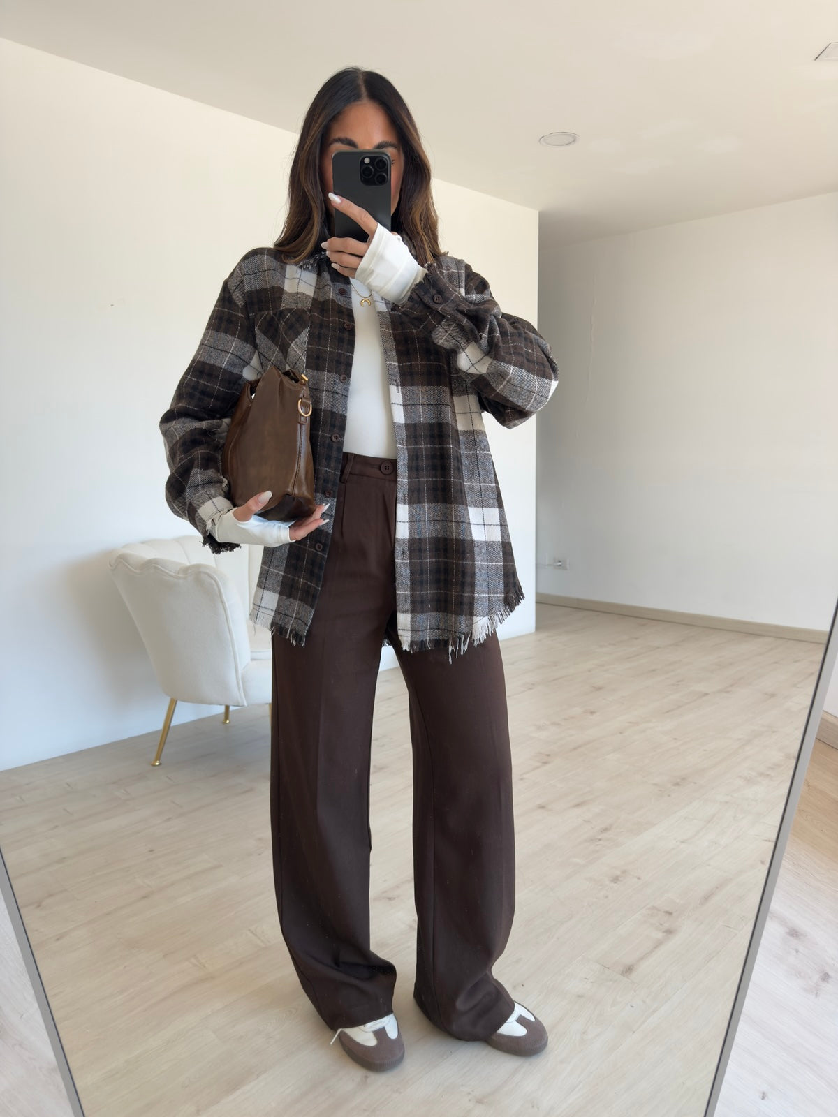 VS9002-26-135 PANTALONE PALAZZO BISTROT CHOCO