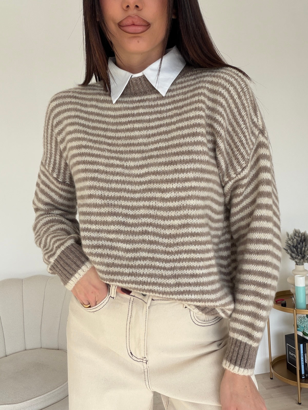 3279-PULL OLAF TAUPE