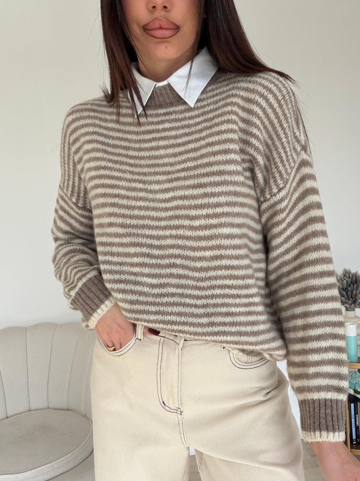 3279-PULL OLAF TAUPE