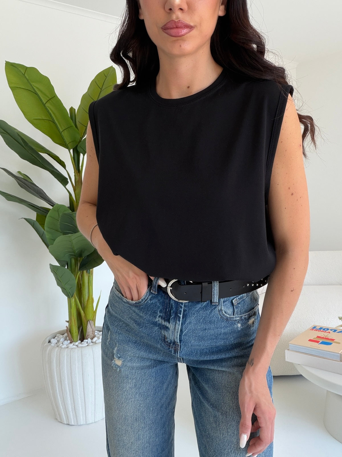 5720-T-SHIRT GIROMANICHE NERA