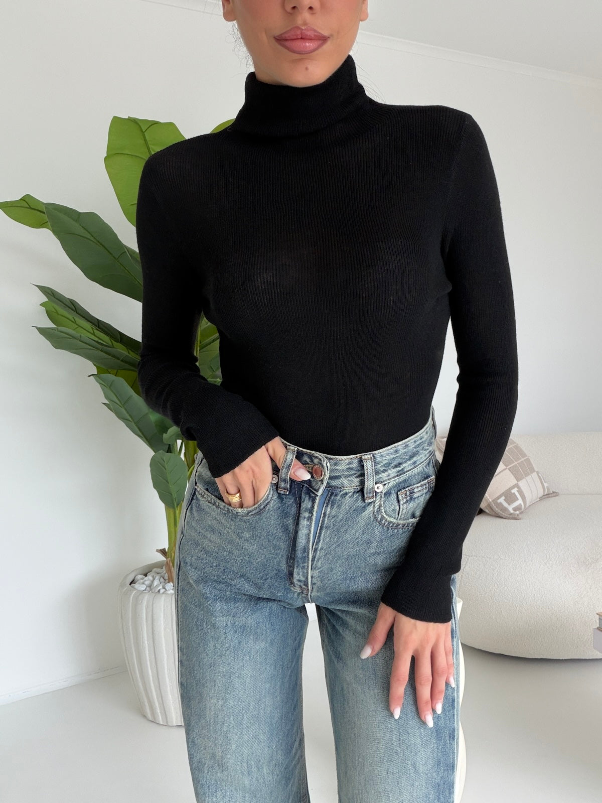 8530-MAGLIA FLATH NERA