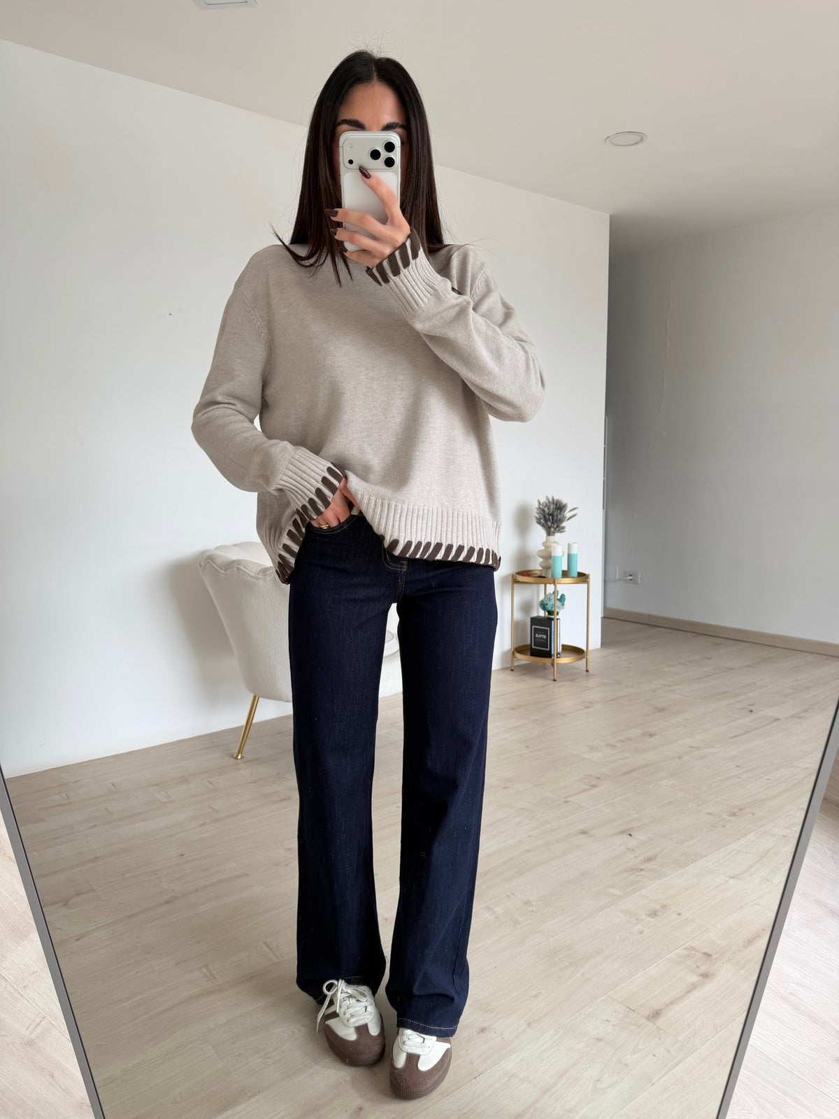 D5407-22-JEANS GAMBA DRITTA BLU DENIM