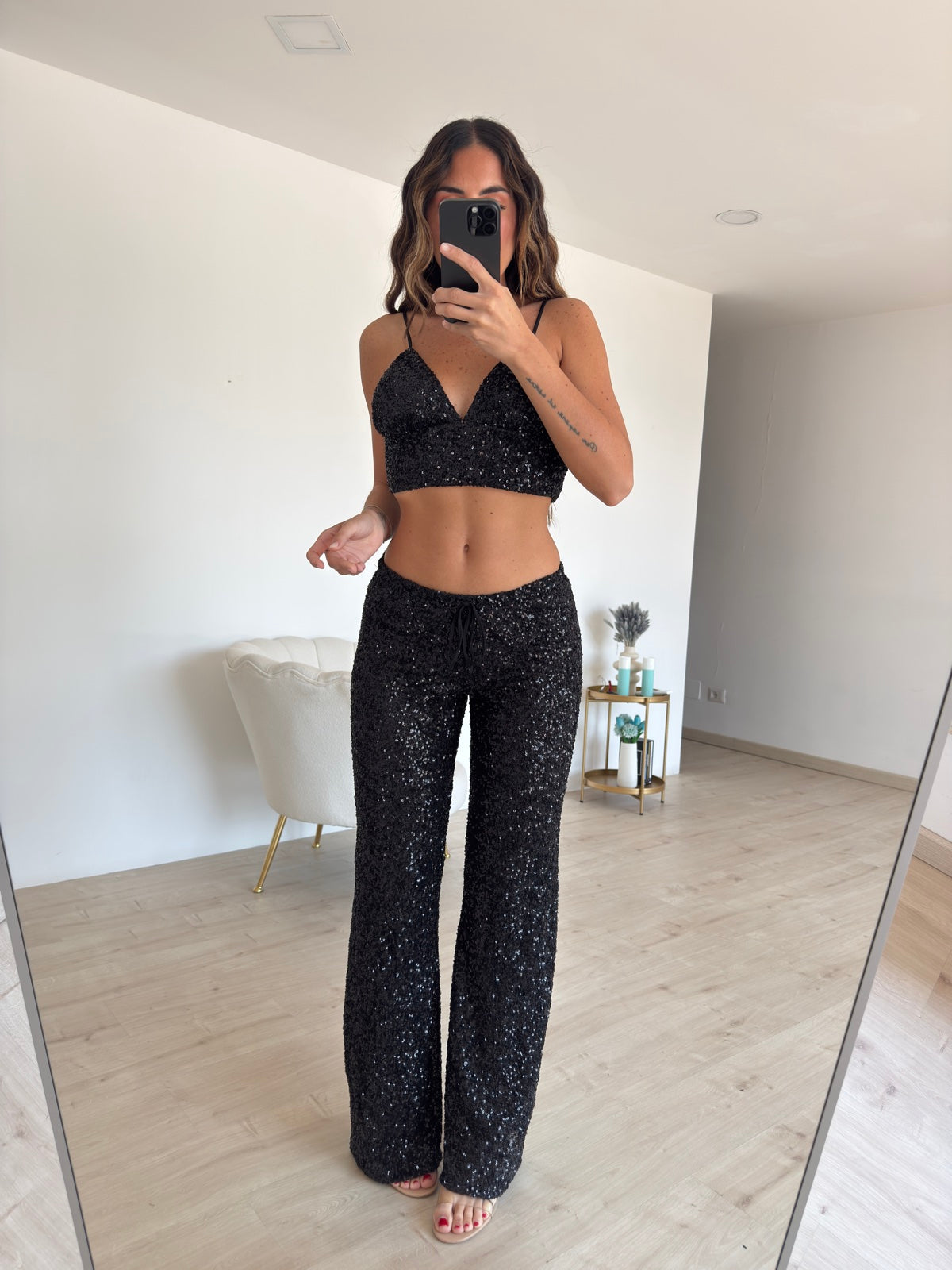 COORDINATO GLEAM NERO