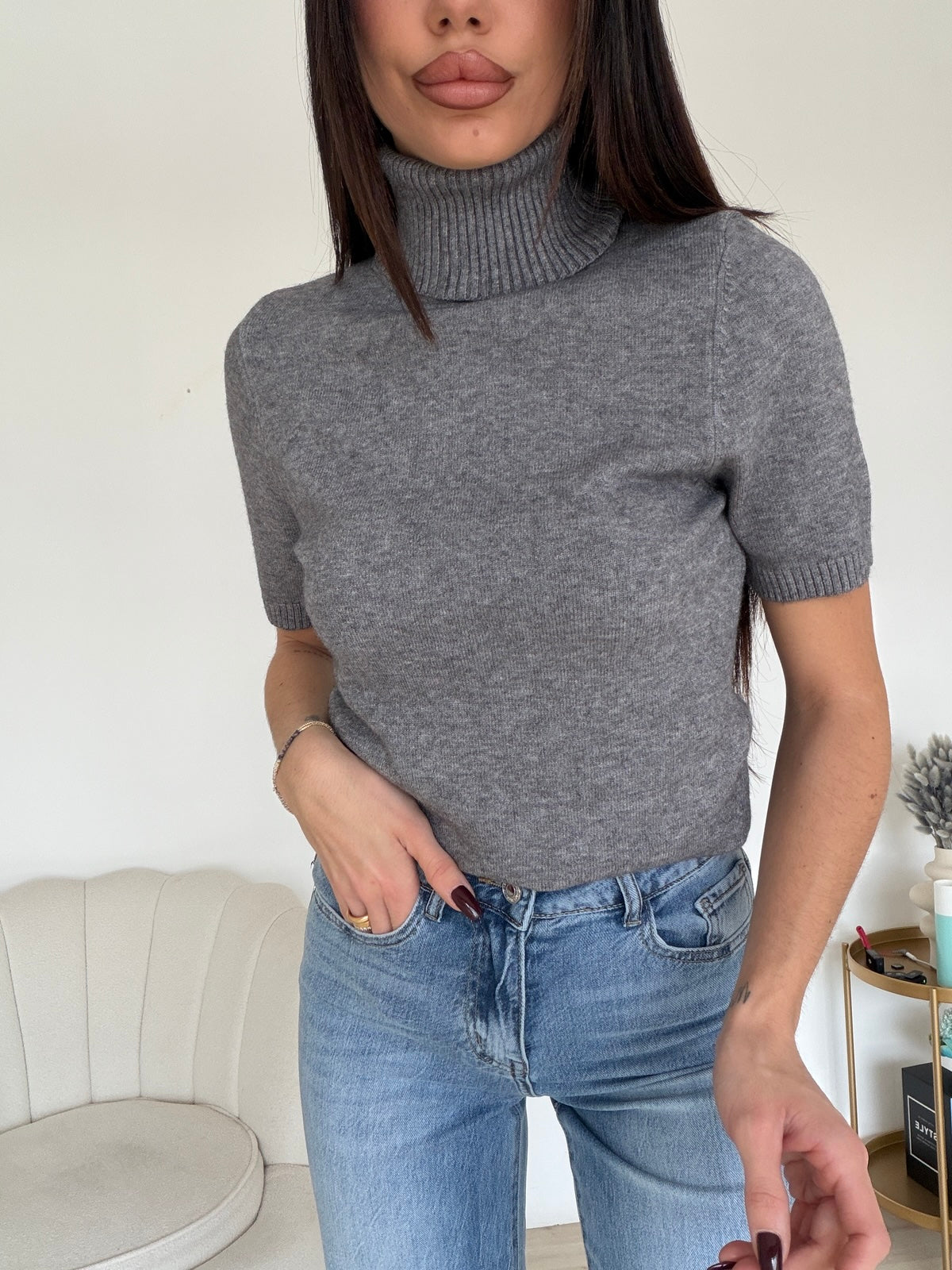 LO-1293-MAGLIA BLESSED GREY