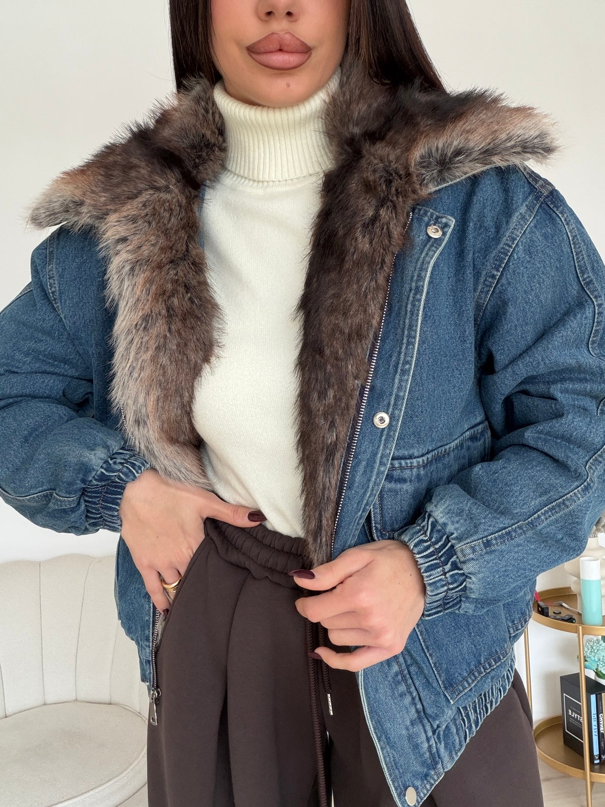 DD0384-A-10-GIACCA DENIM