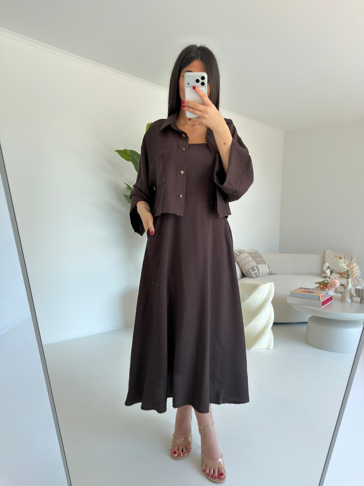 SET ABITO+CAMICIA CHOCO
