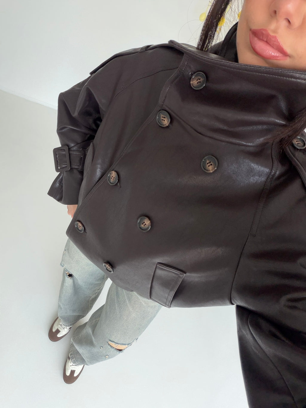 127-TRENCH SORAYA CHOCO