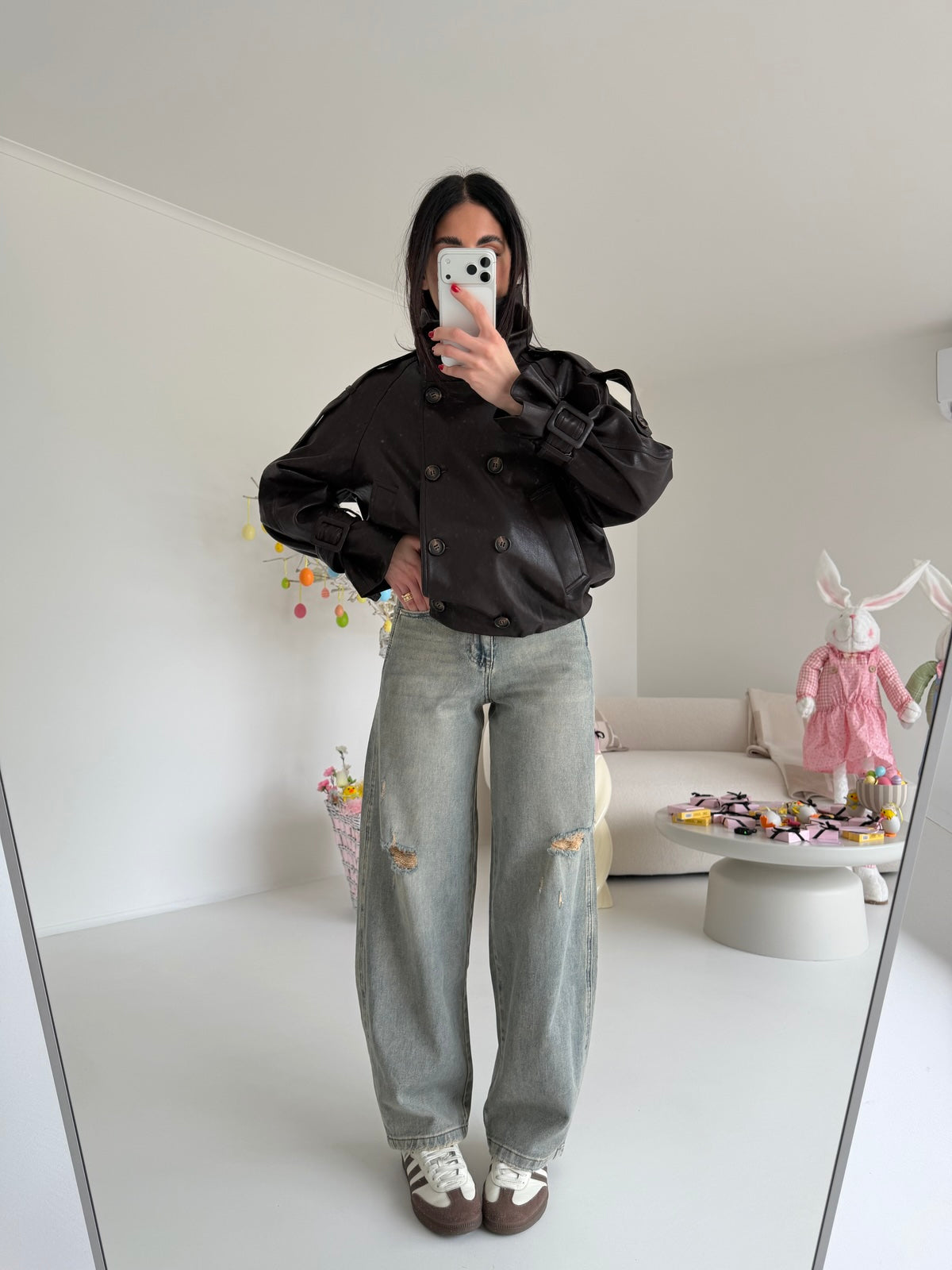 127-TRENCH SORAYA CHOCO