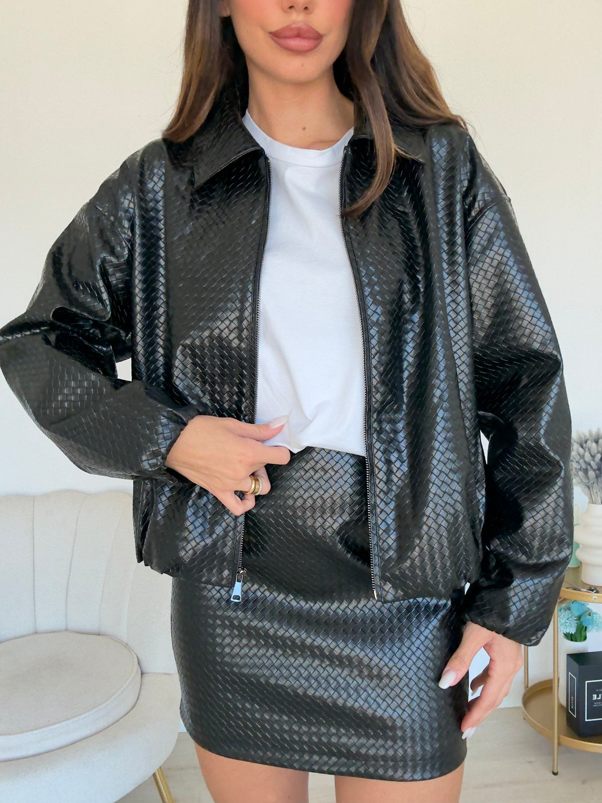 DR8380-BOMBER RUBINO NERO