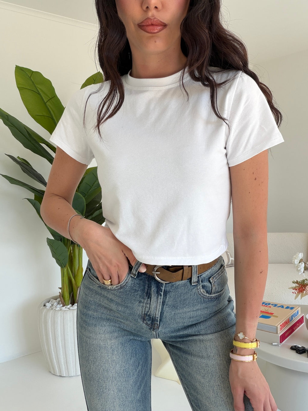 3074-T-SHIRT AMBER MILK