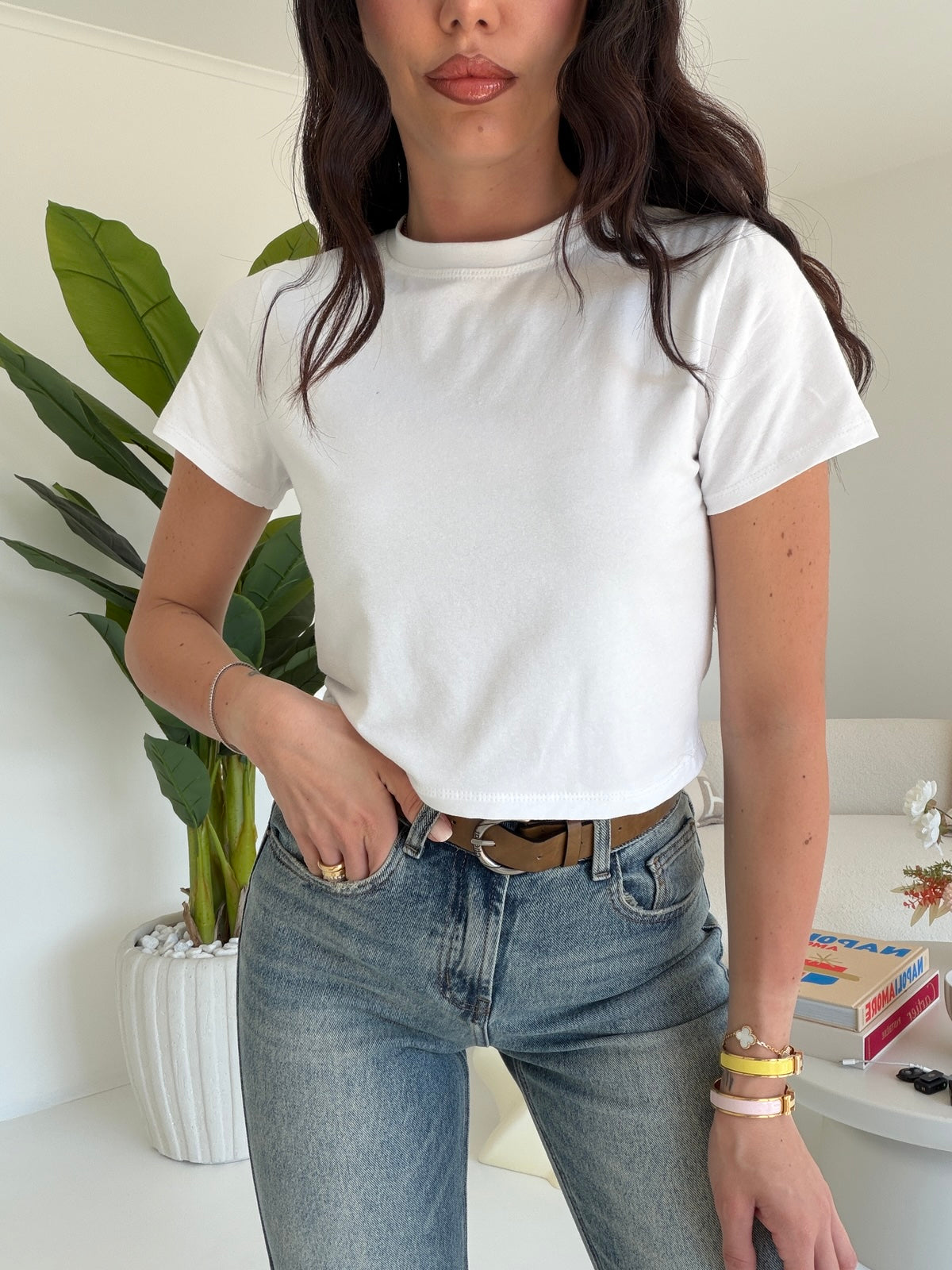 3074-T-SHIRT AMBER MILK