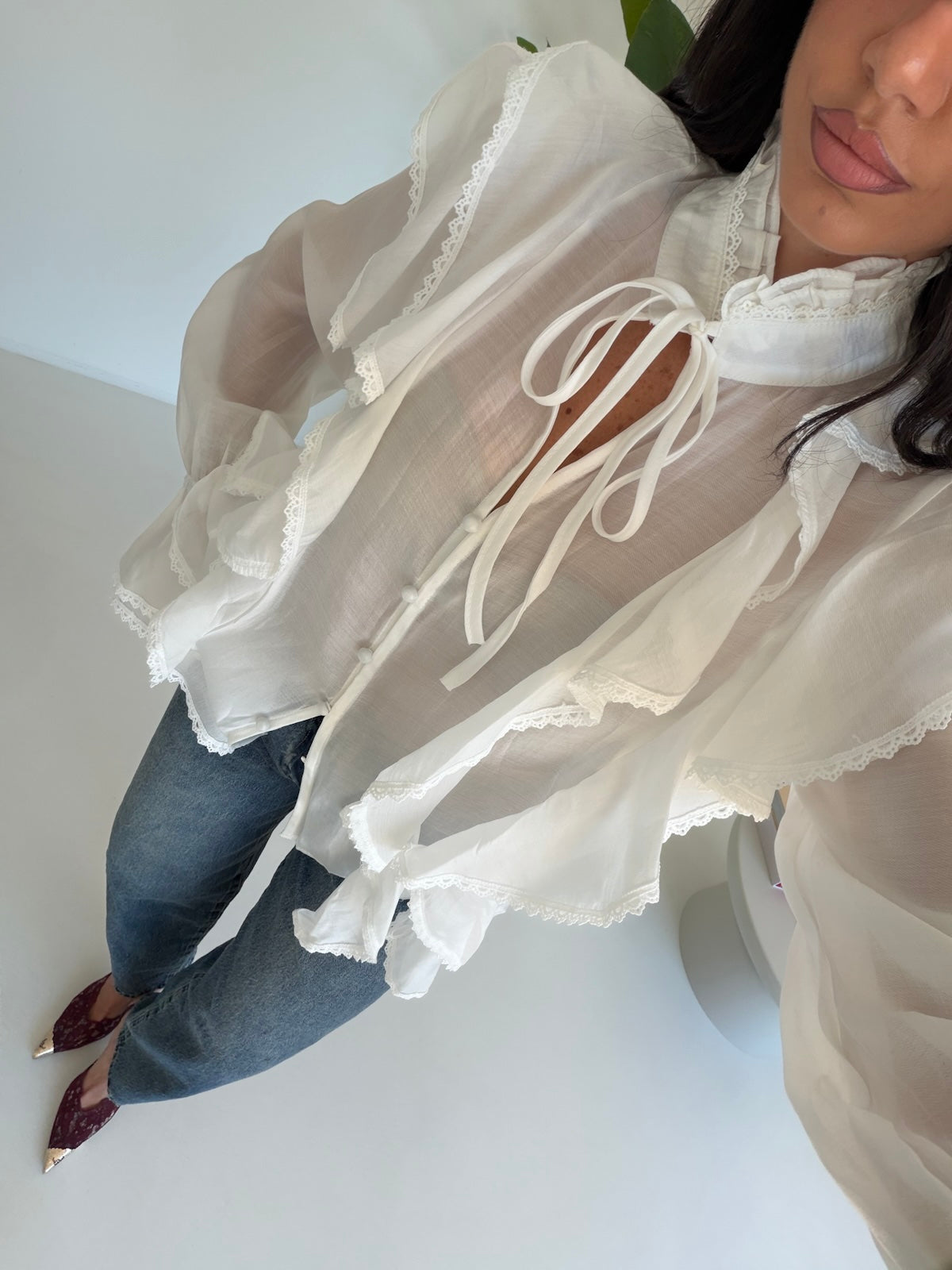 31096-CAMICIA VOLANT MILK