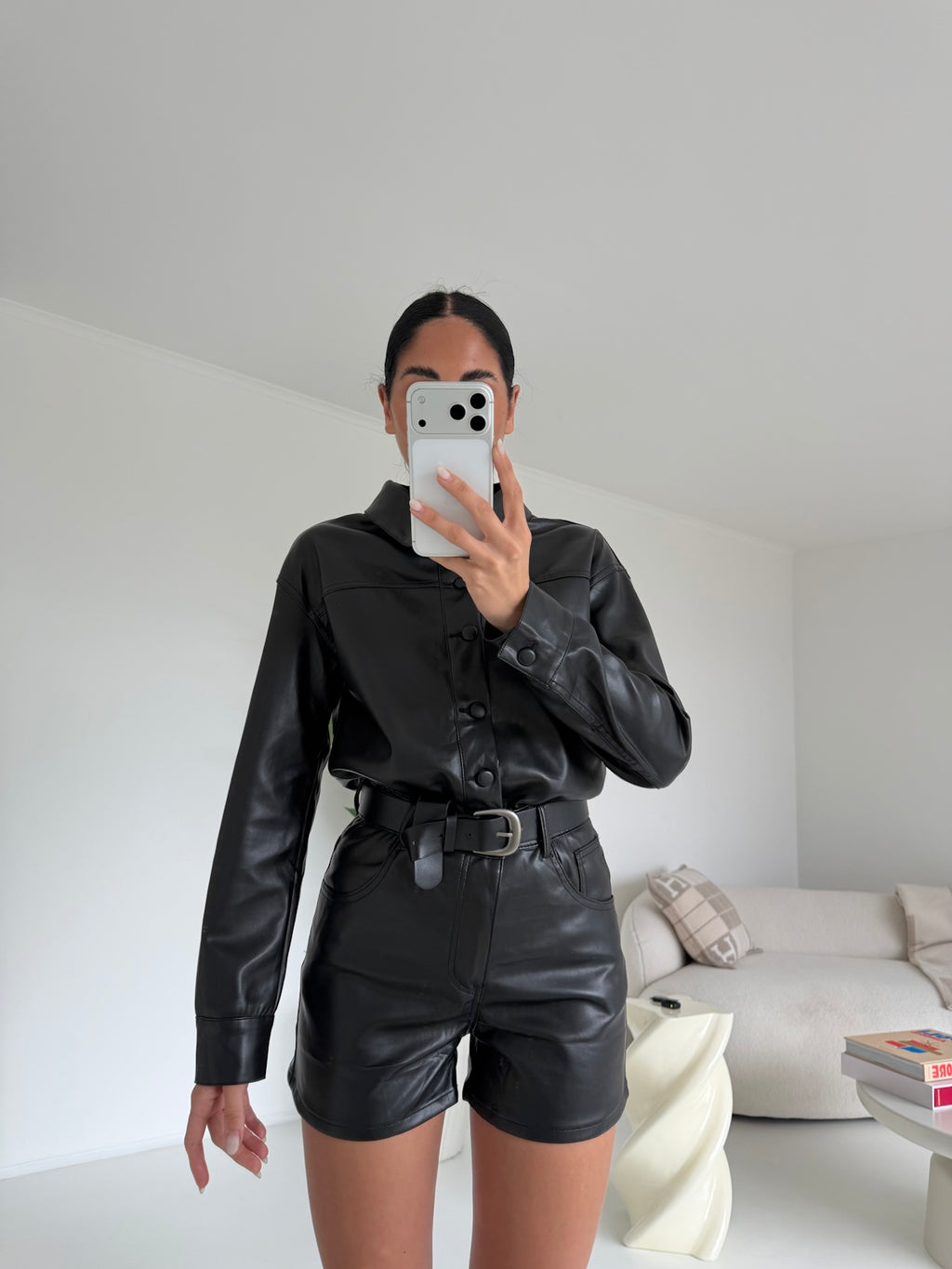 MI26113-MINI JUMPSUIT IN ECO PELLE