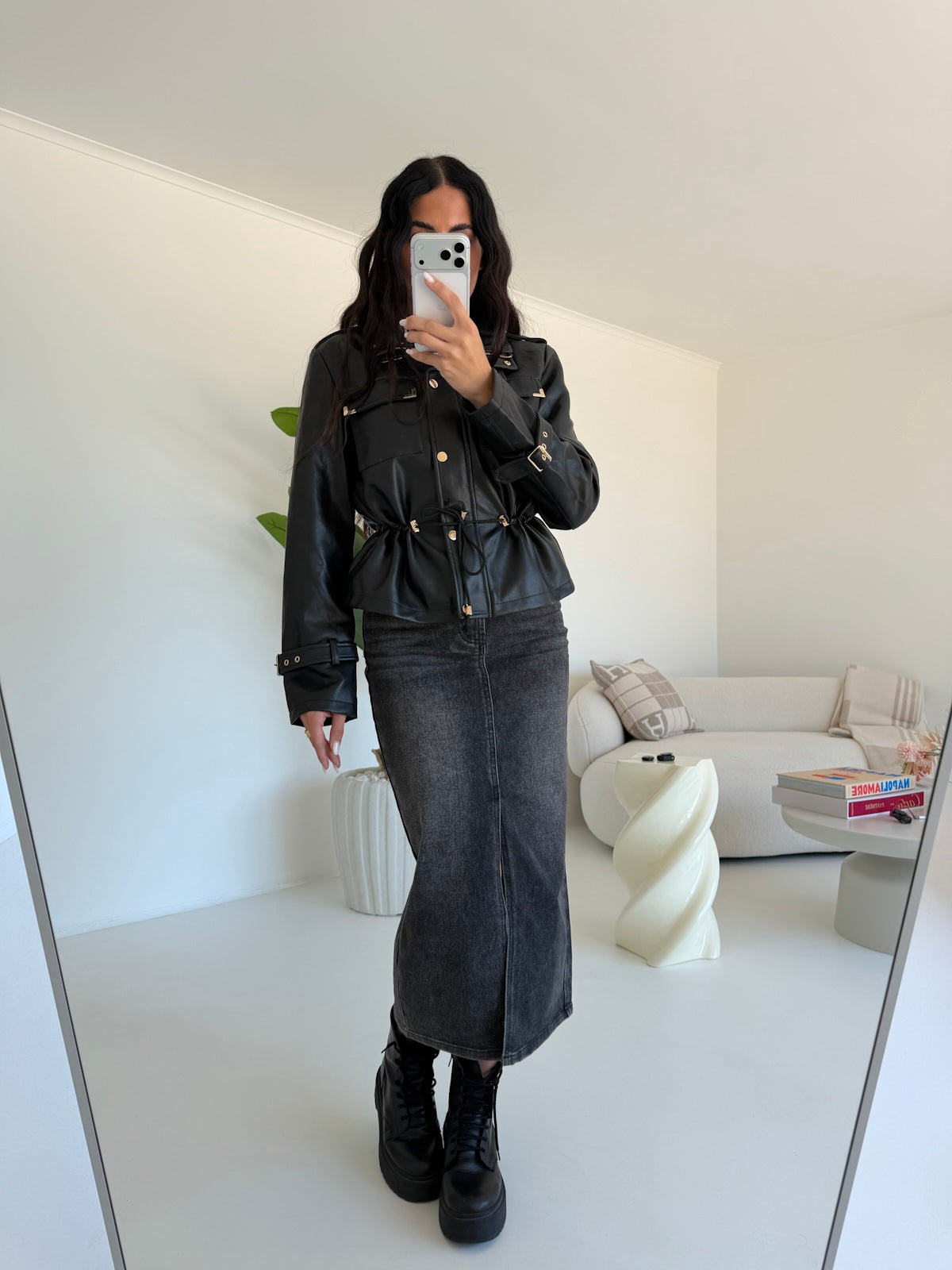 DA-1135-BIKER SEATTLE BLACK