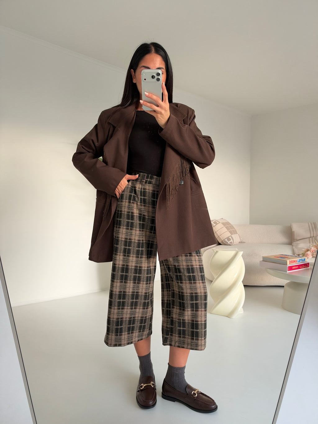 PANTALONE 7/8 IRLANDA CHOCO