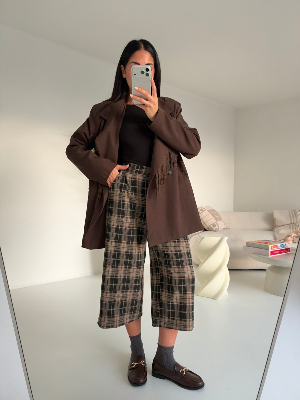 PANTALONE 7/8 IRLANDA CHOCO