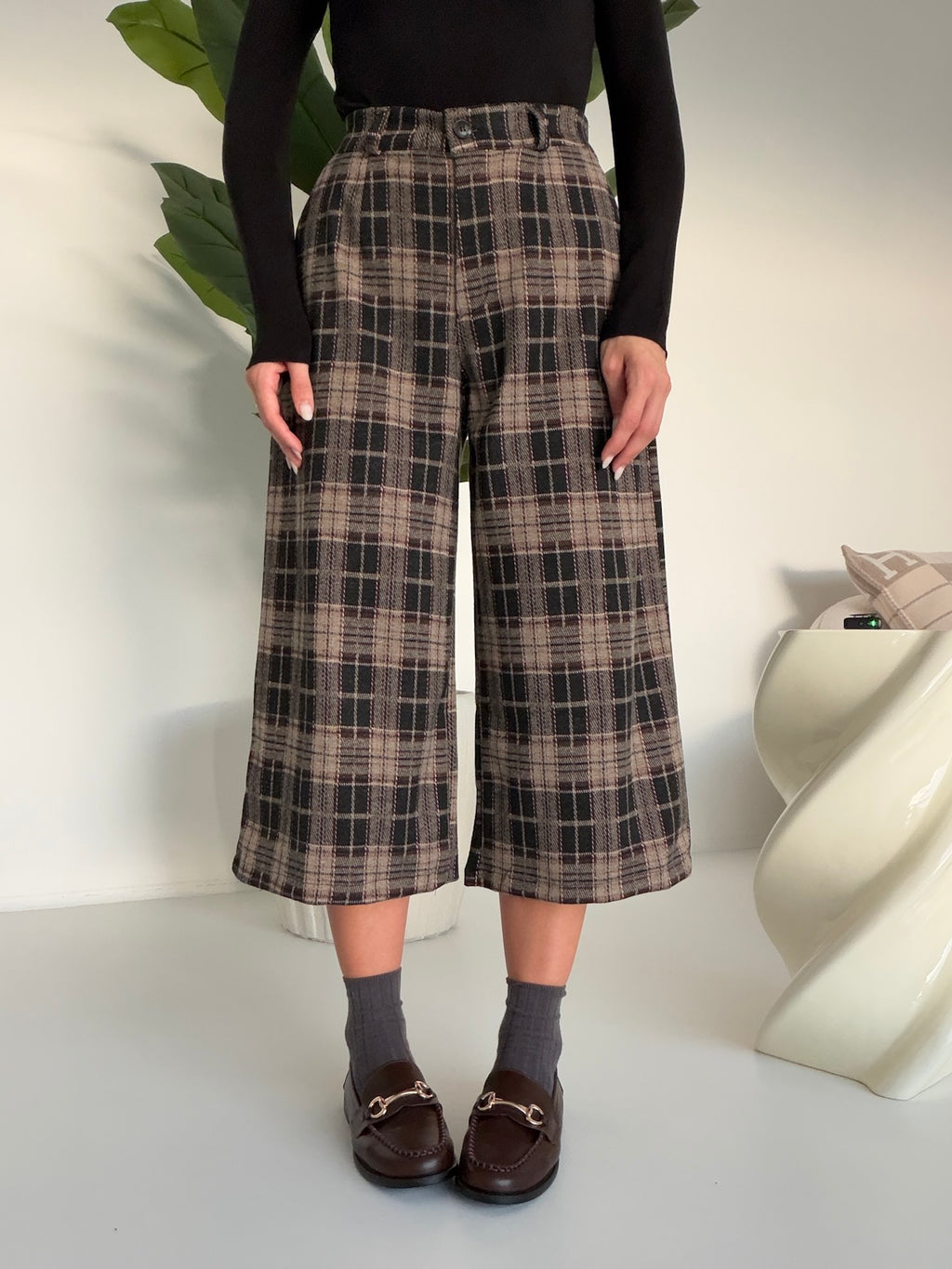 PANTALONE 7/8 IRLANDA CHOCO