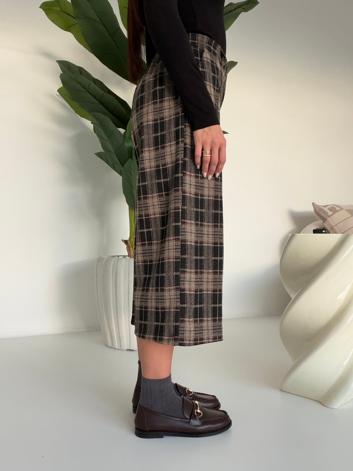 PANTALONE 7/8 IRLANDA CHOCO