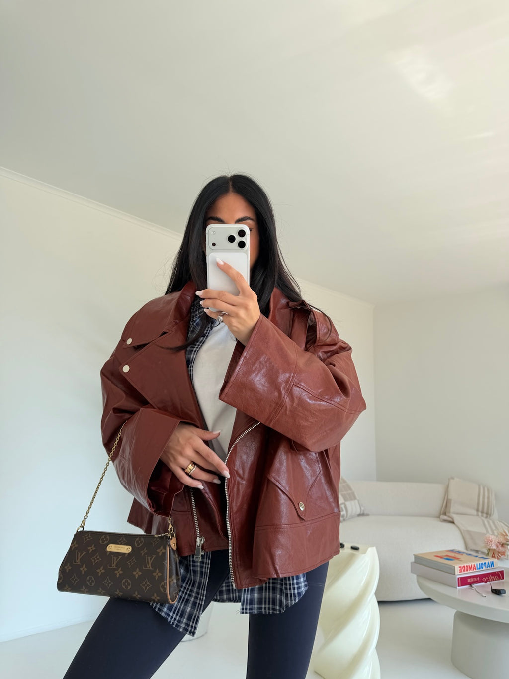 PU8020-1-BIKER ECOPELLE COCCIO