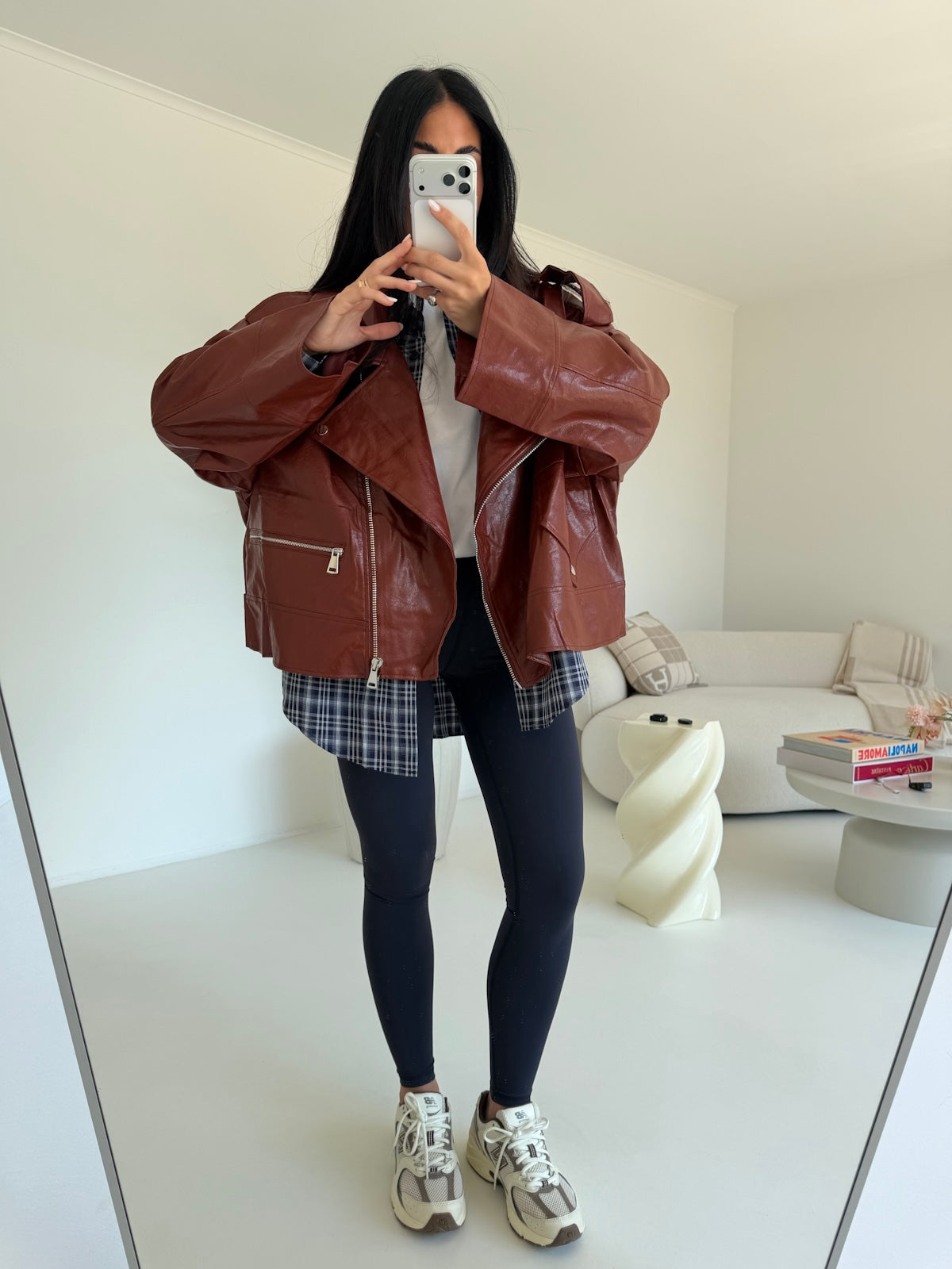 PU8020-1-BIKER ECOPELLE COCCIO