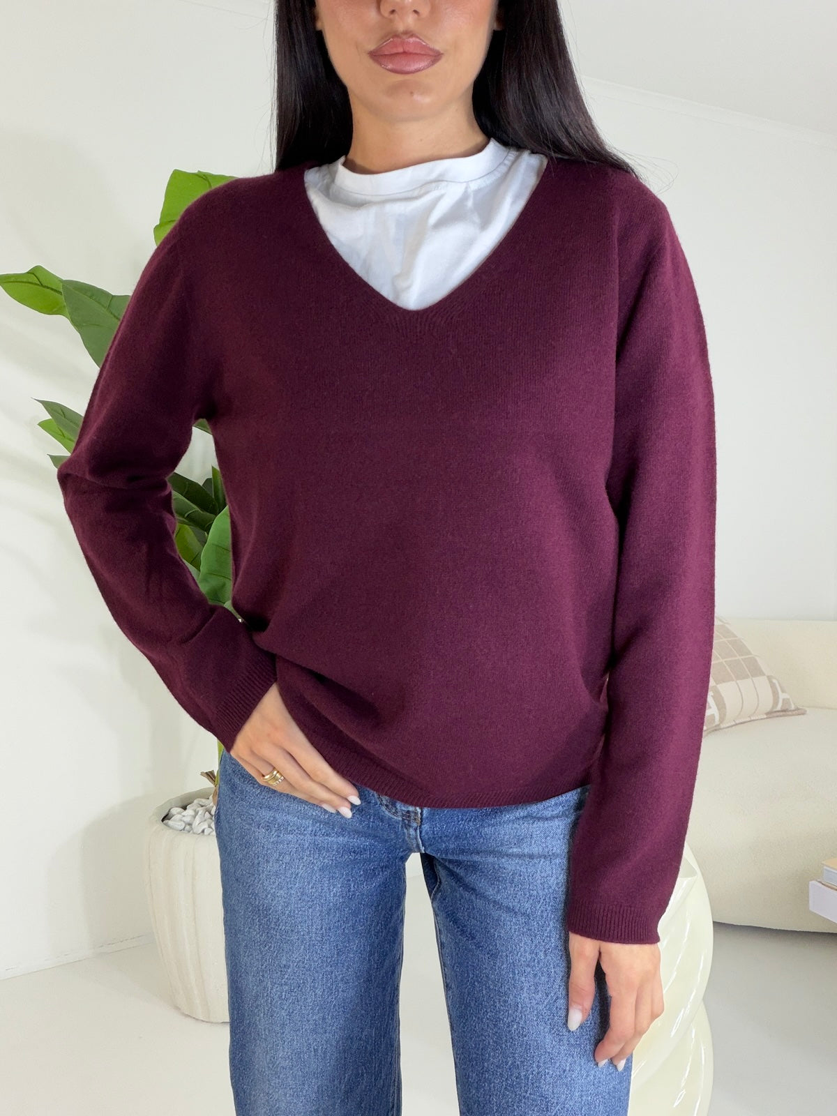 HW69350-502-PULL 100% LANA WINE