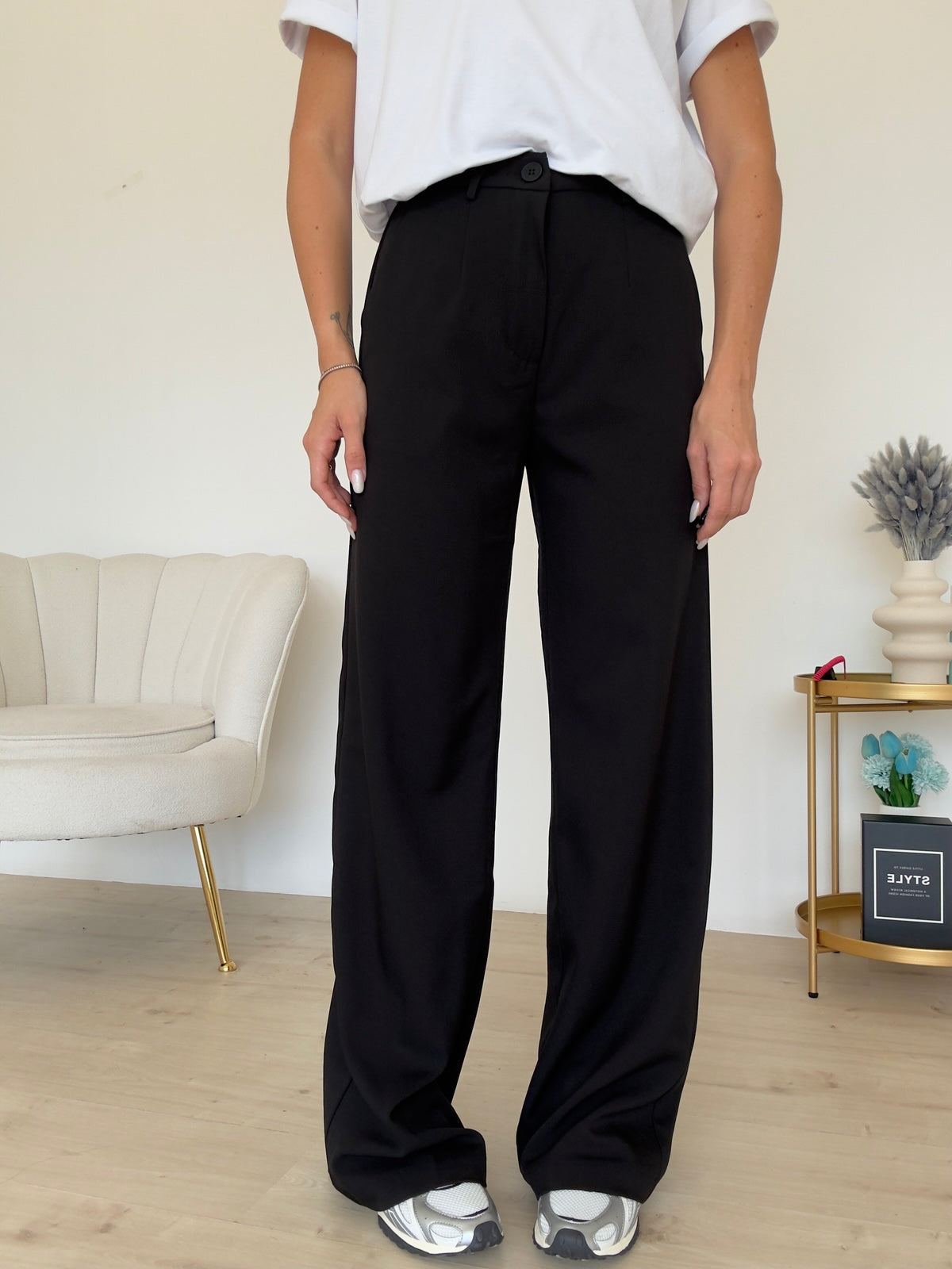 VS9002-1-PANTALONE PALAZZO BISTROT NERO