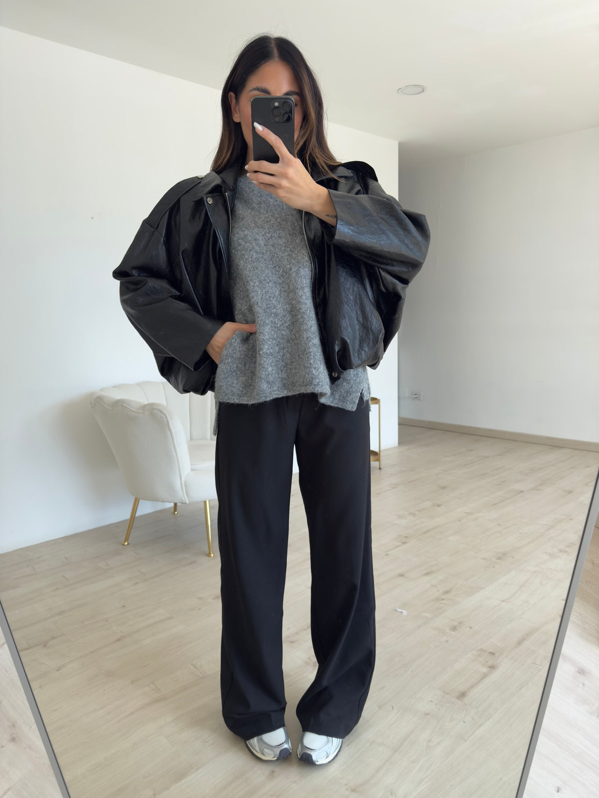 BOMBER KAROLINE NERO
