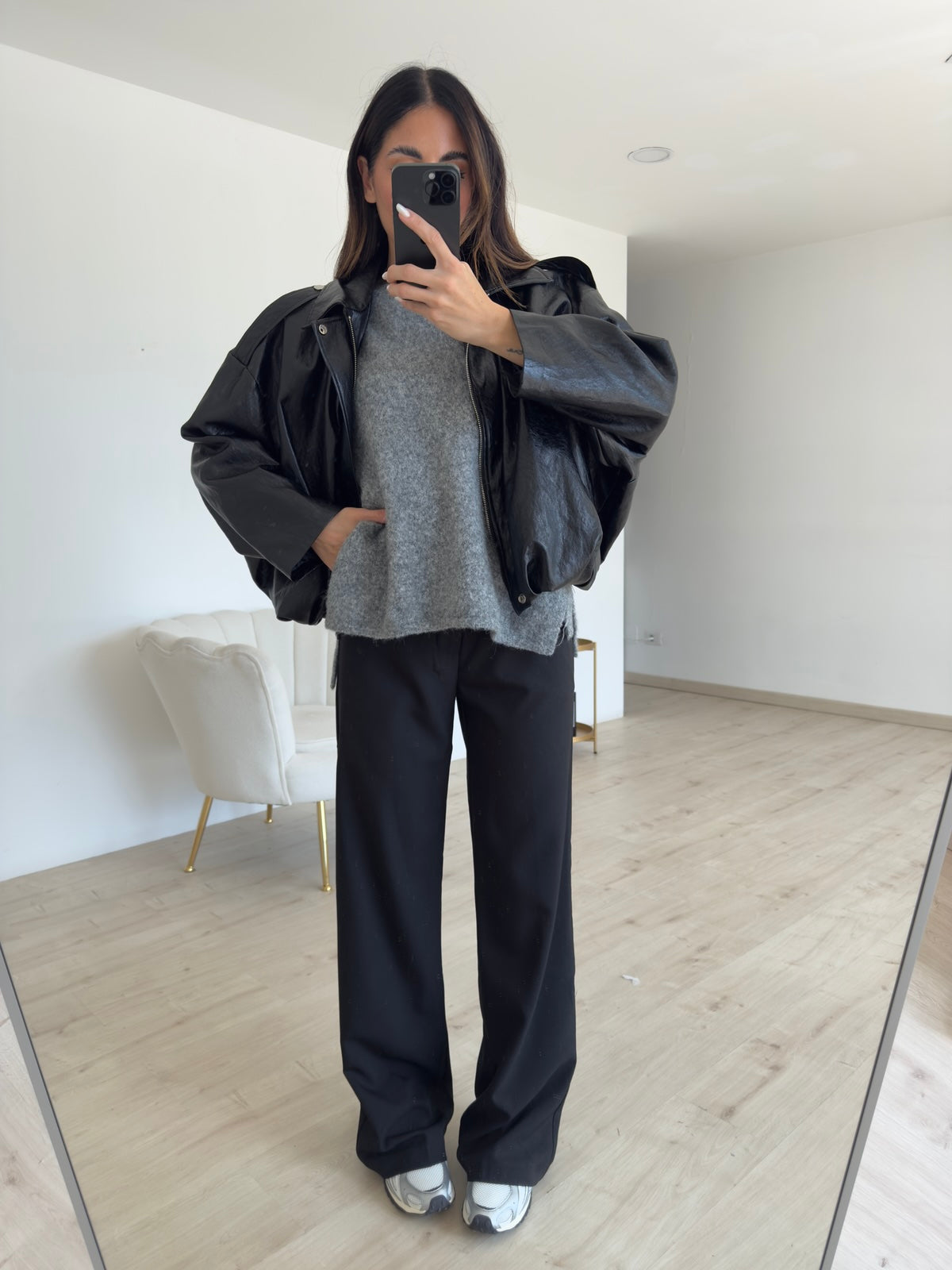 BOMBER KAROLINE NERO