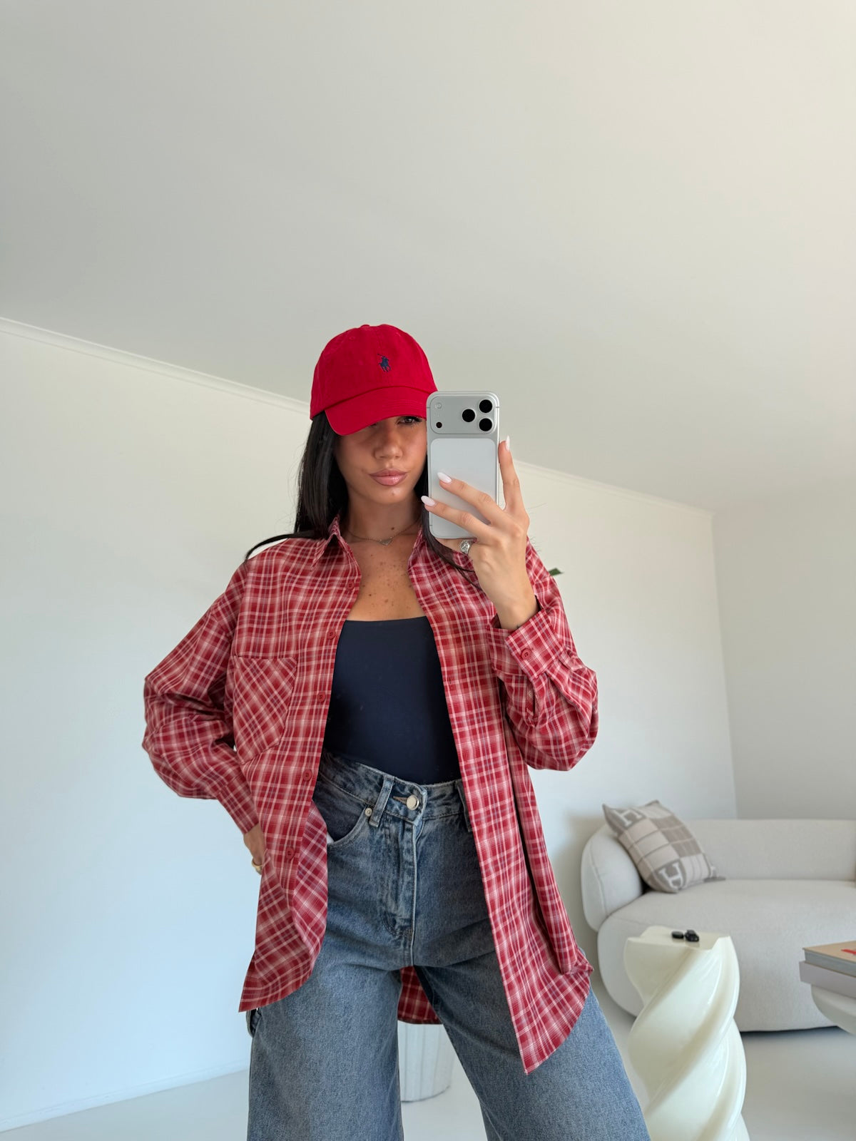 17298-CAMICIA MICHELLE CHERRY
